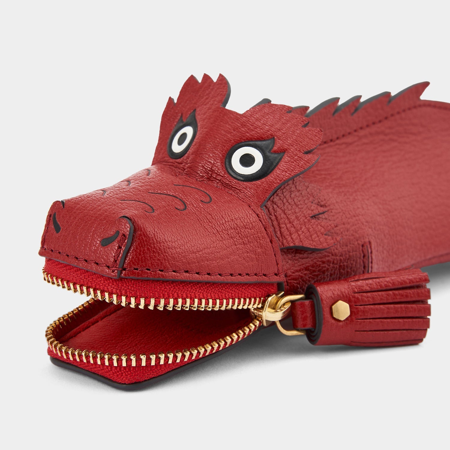 Dragon Zip Pouch -

                  
                    Capra Leather in Russet -
                  

                  Anya Hindmarch EU
