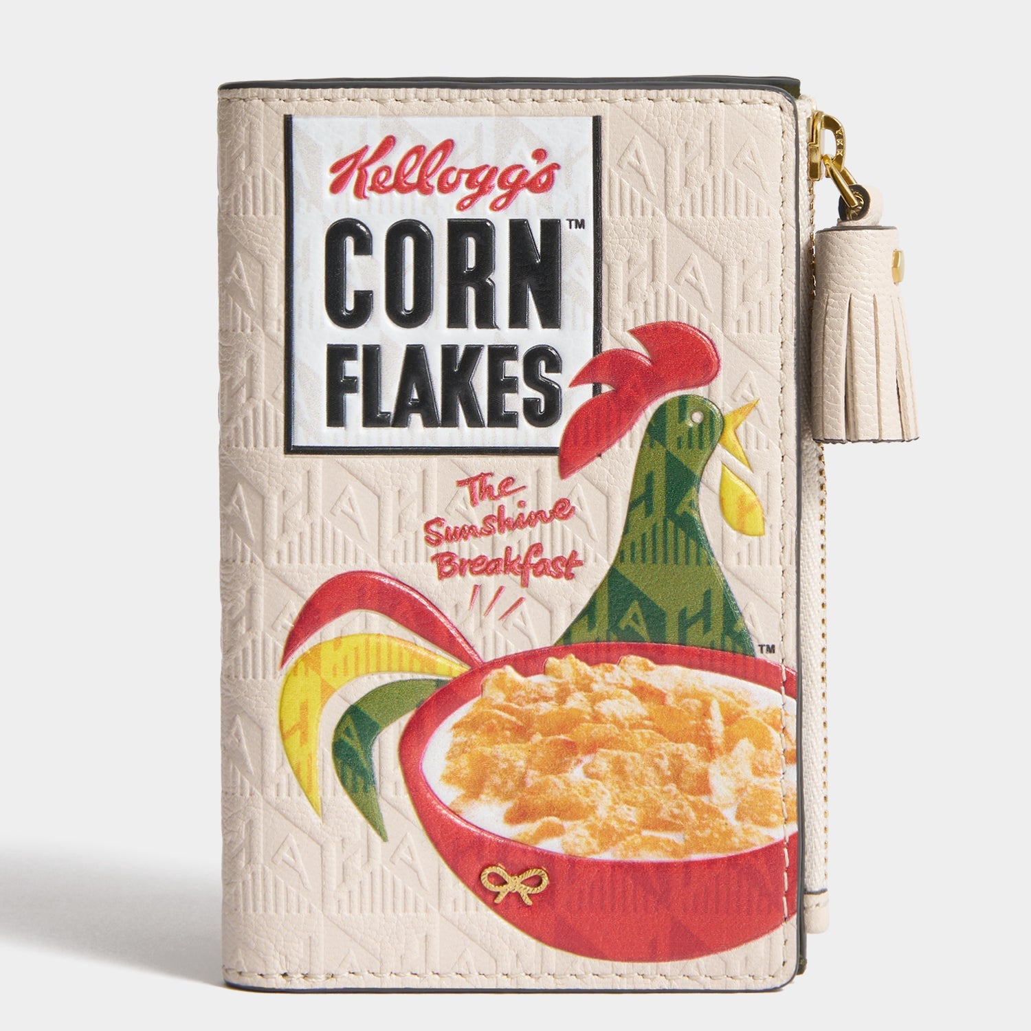 Anya Brands Corn Flakes Folding Wallet -

          
            Capra Leather in Olive -
          

          Anya Hindmarch EU

