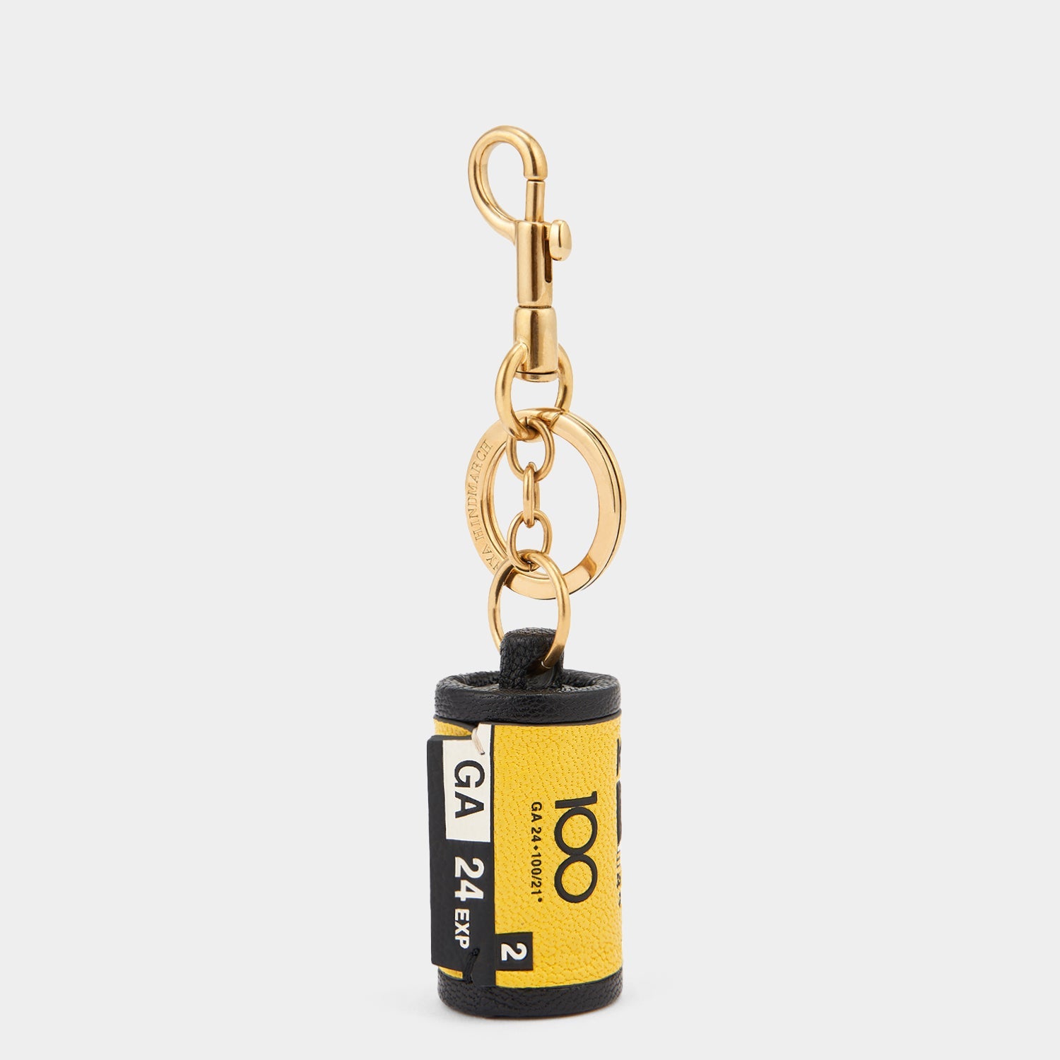 Anya Brands Kodak Charm -

                  
                    Capra Leather in Yellow -
                  

                  Anya Hindmarch EU
