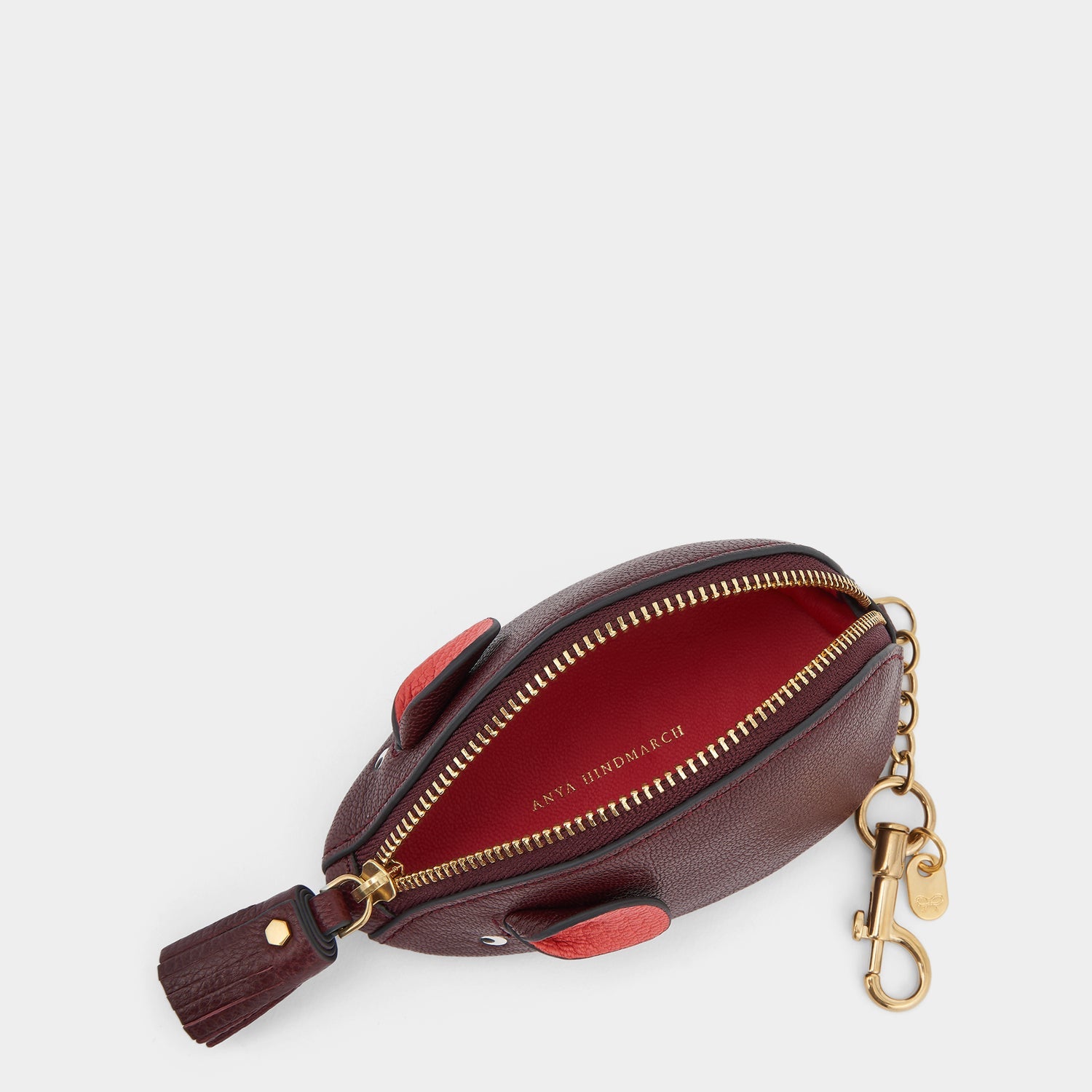 Mouse Coin Purse -

                  
                    Capra Leather in Rosewood -
                  

                  Anya Hindmarch EU
