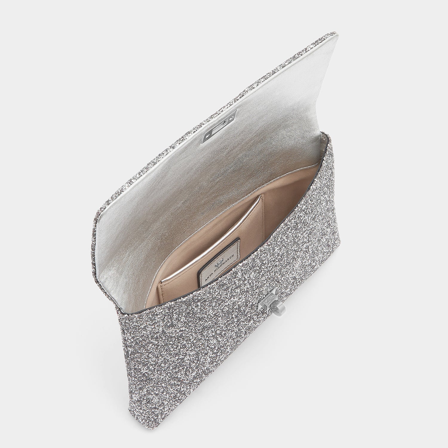 Valorie Clutch -

          
            Glitter in Silver -
          

          Anya Hindmarch EU
