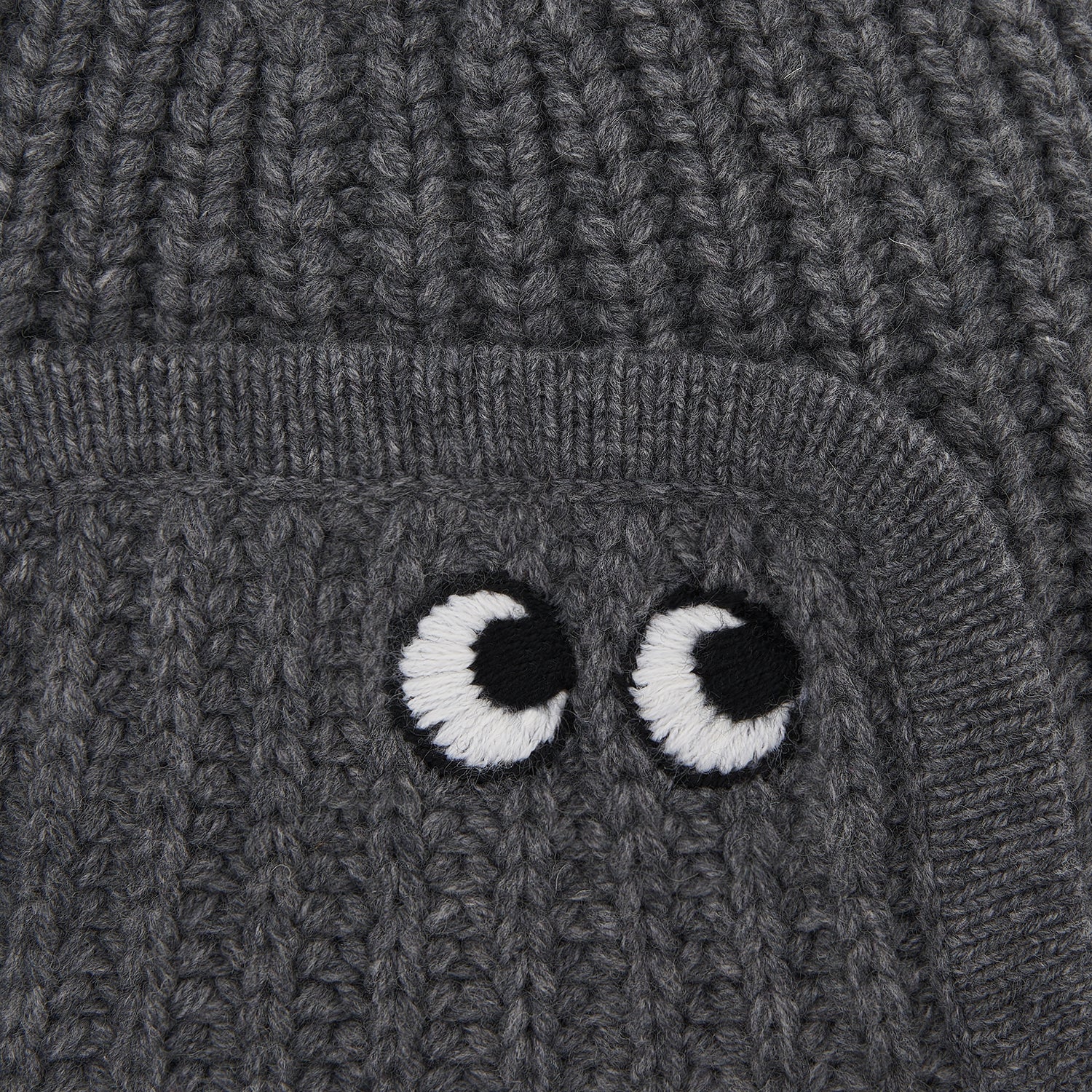 Eyes Wool Hat -

                  
                    Wool in Charcoal -
                  

                  Anya Hindmarch EU
