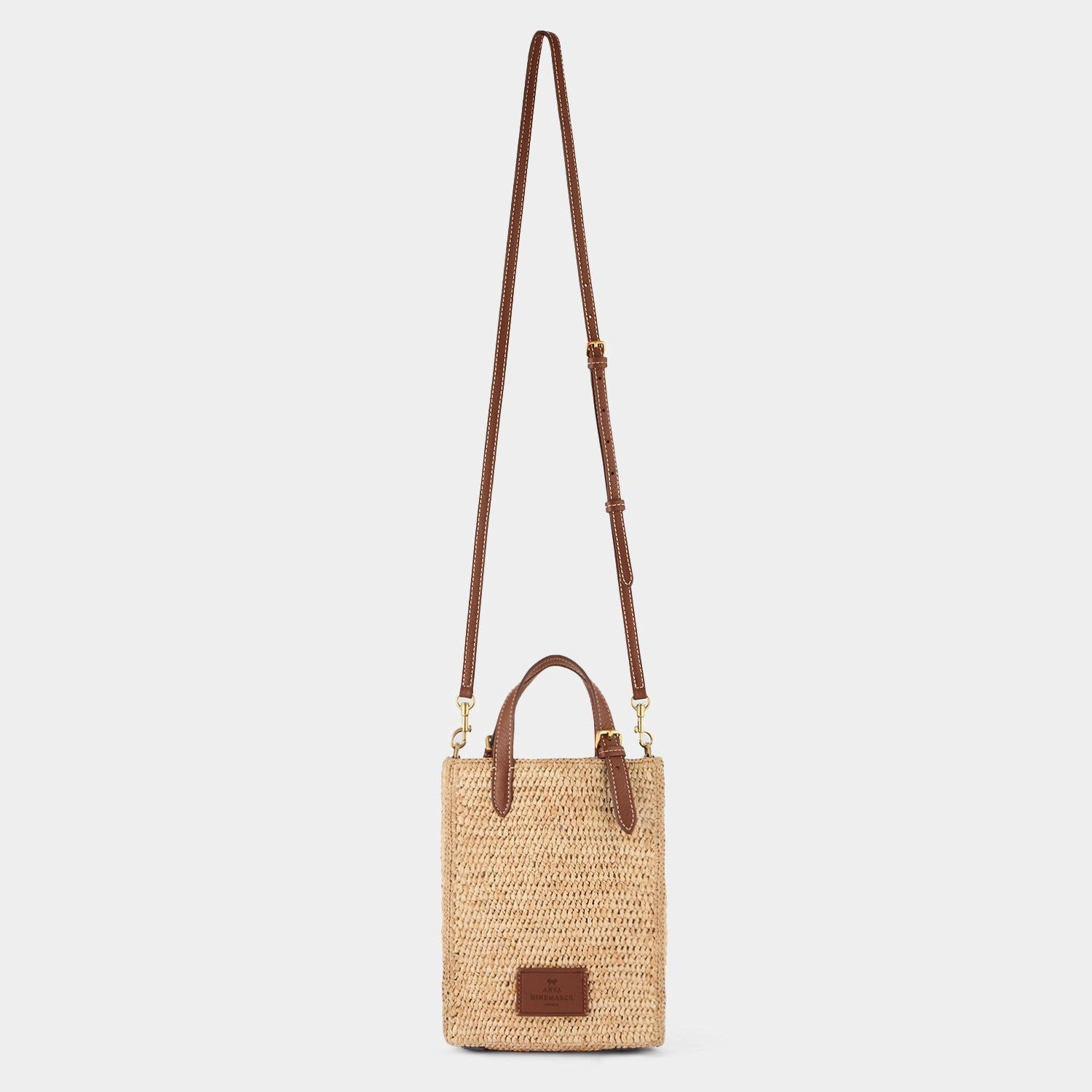 N/S Raffia Eyes Mini Cross-body Tote -

          
            Natural Raffia in Natural -
          

          Anya Hindmarch EU
