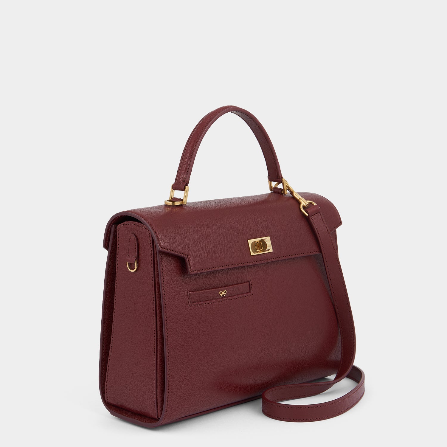 Mortimer Top Handle -

                  
                    Leather in Rosewood -
                  

                  Anya Hindmarch EU
