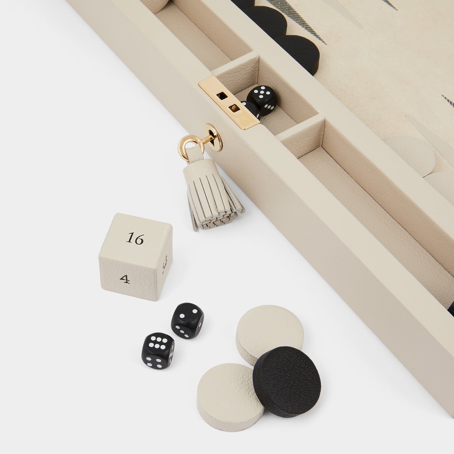 Anya Games Backgammon -

                  
                    Capra Leather in Chalk -
                  

                  Anya Hindmarch EU
