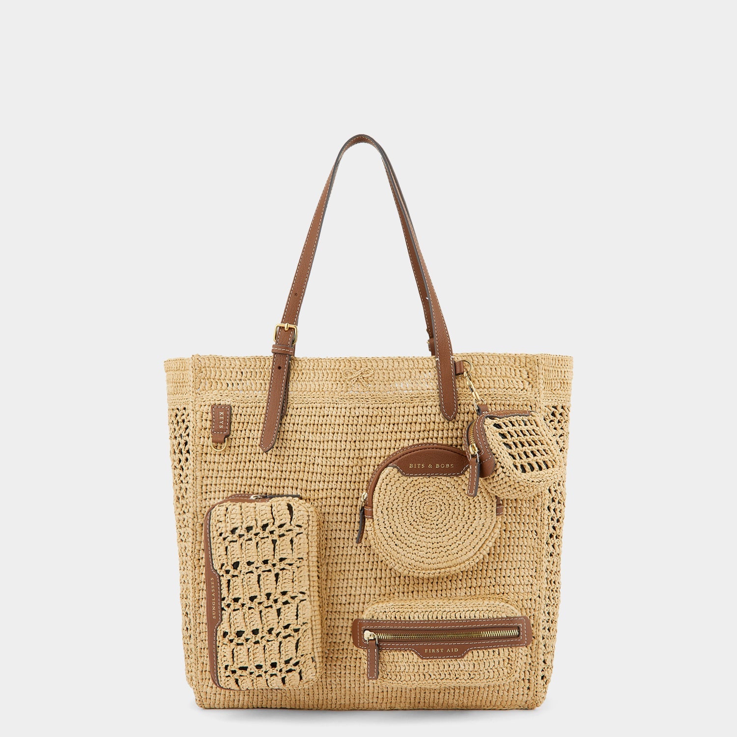 N/S Raffia Holiday Tote | Anya Hindmarch EU