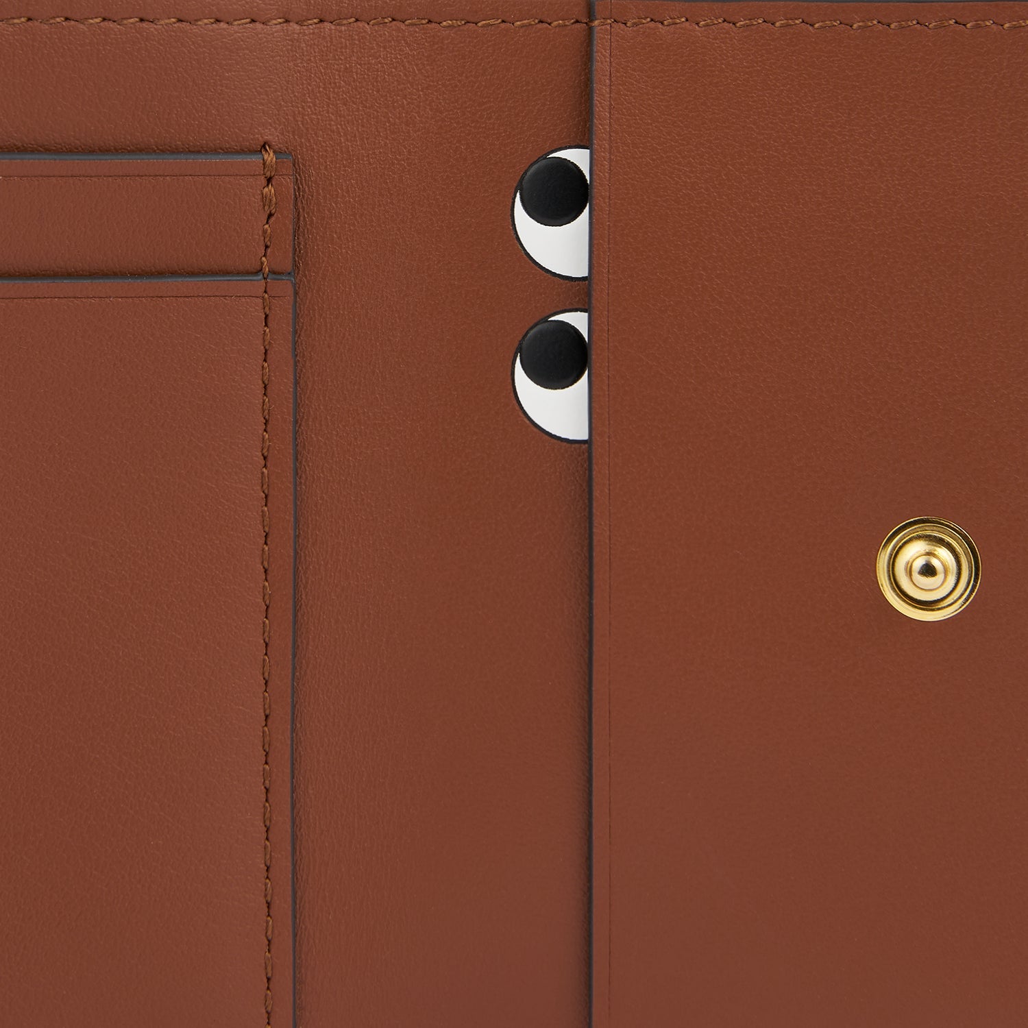 Peeping Eyes Mini Trifold Zip Wallet -

                  
                    Capra Leather in Mustard -
                  

                  Anya Hindmarch EU
