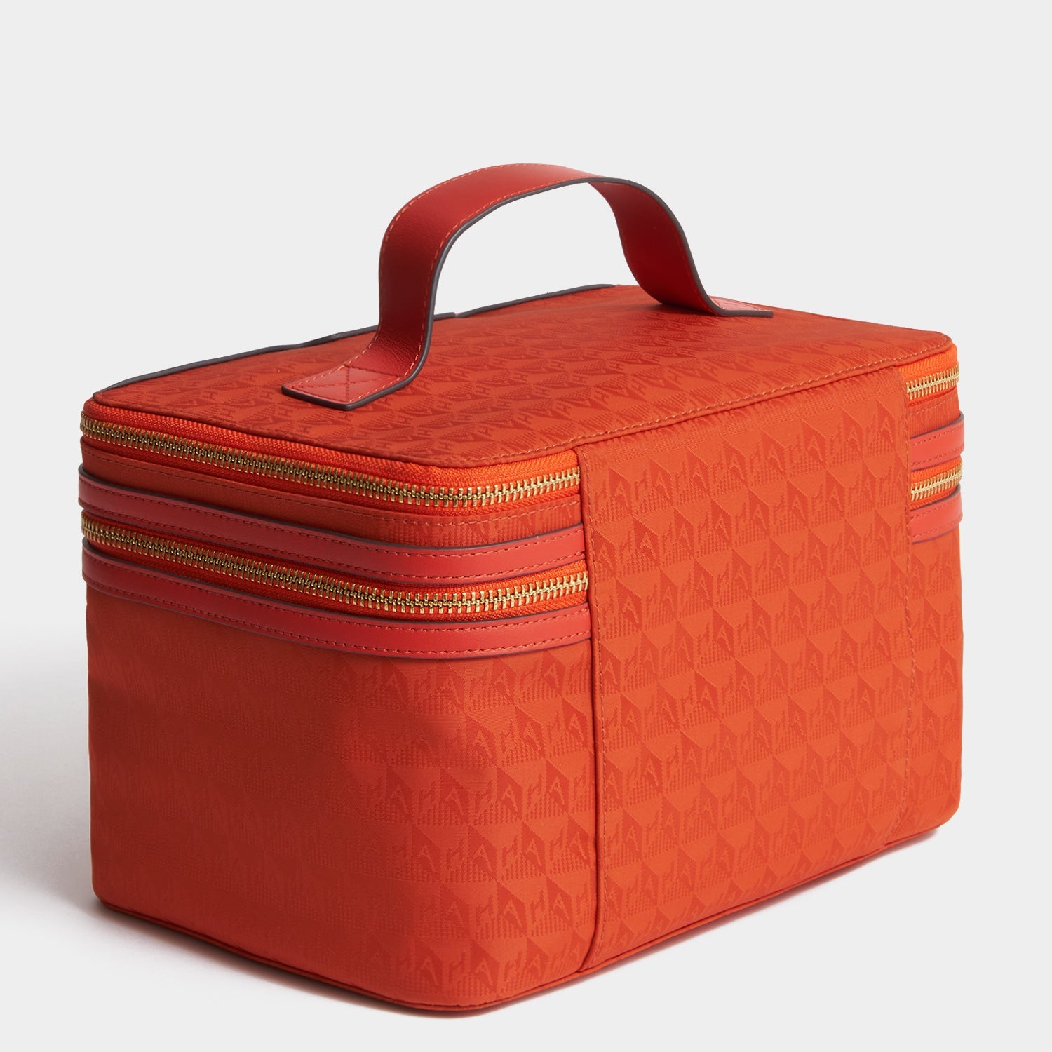 Logo Vanity Kit -

          
            Jacquard Nylon in Burnt Sienna -
          

          Anya Hindmarch EU

