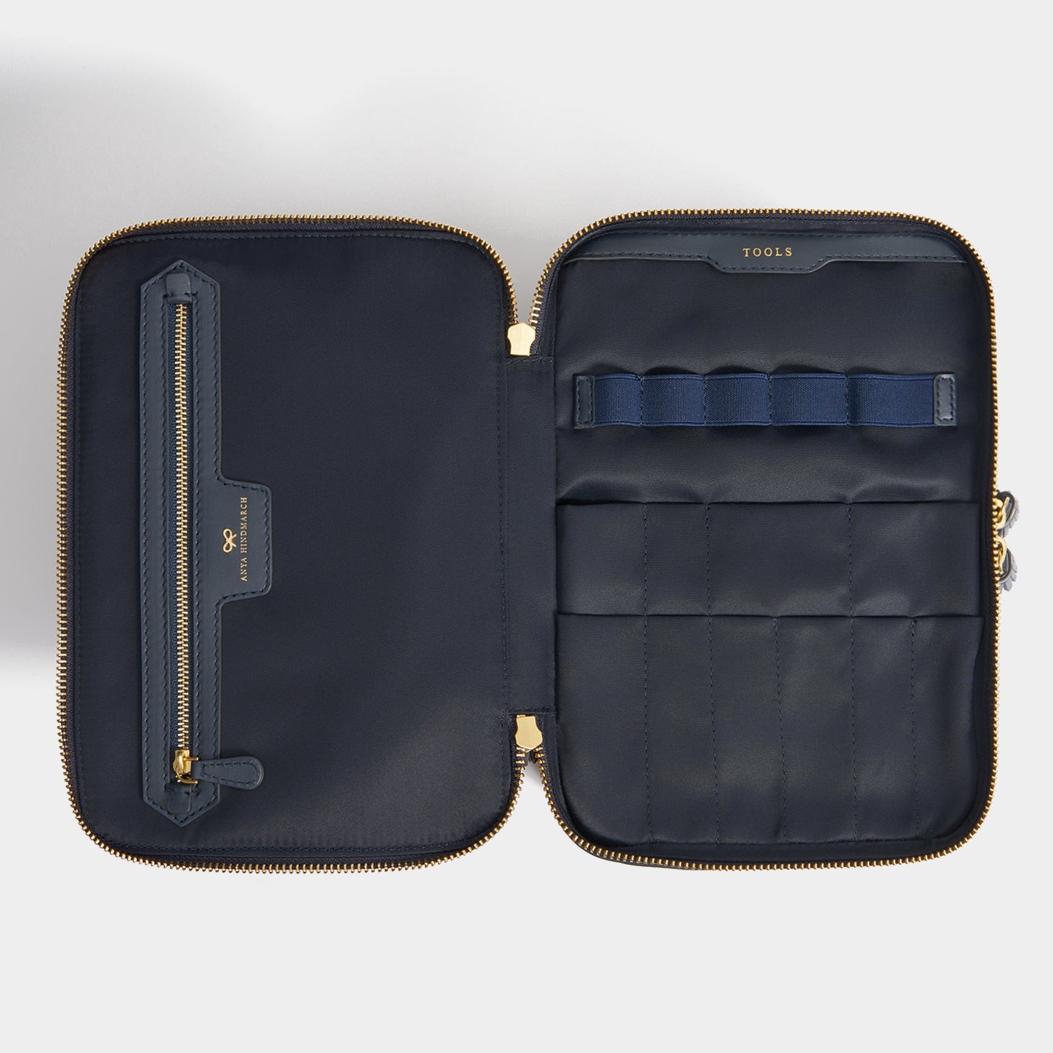 Logo Vanity Kit -

          
            Recycled Nylon in New Marine -
          

          Anya Hindmarch EU
