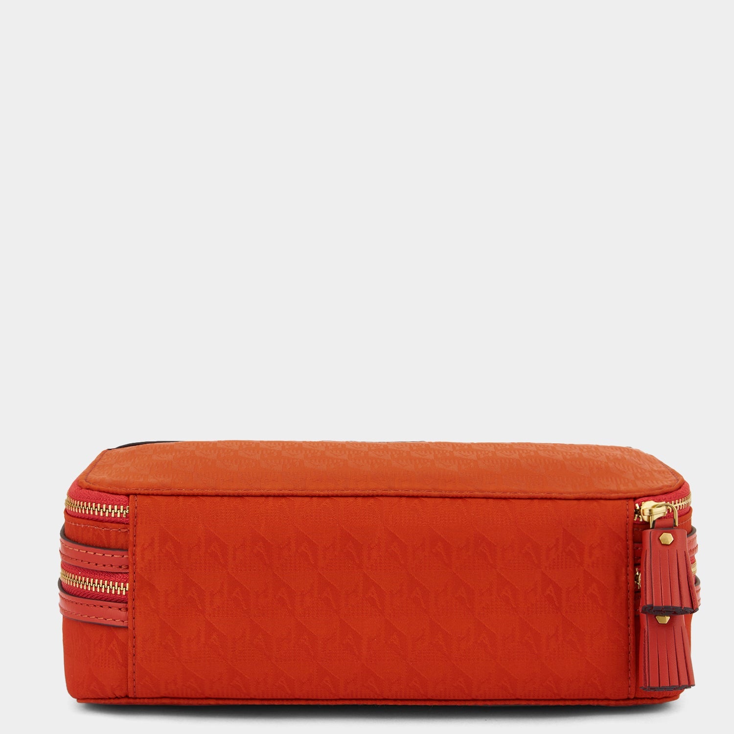 Logo Make-Up Pouch -

          
            Jacquard Nylon in Burnt Sienna -
          

          Anya Hindmarch EU
