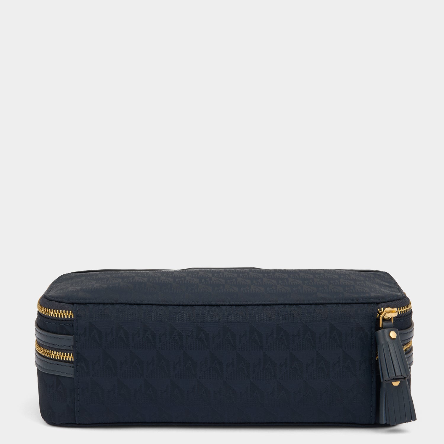 Logo Make-Up Pouch -

          
            Nylon Jacquard in New Marine -
          

          Anya Hindmarch EU
