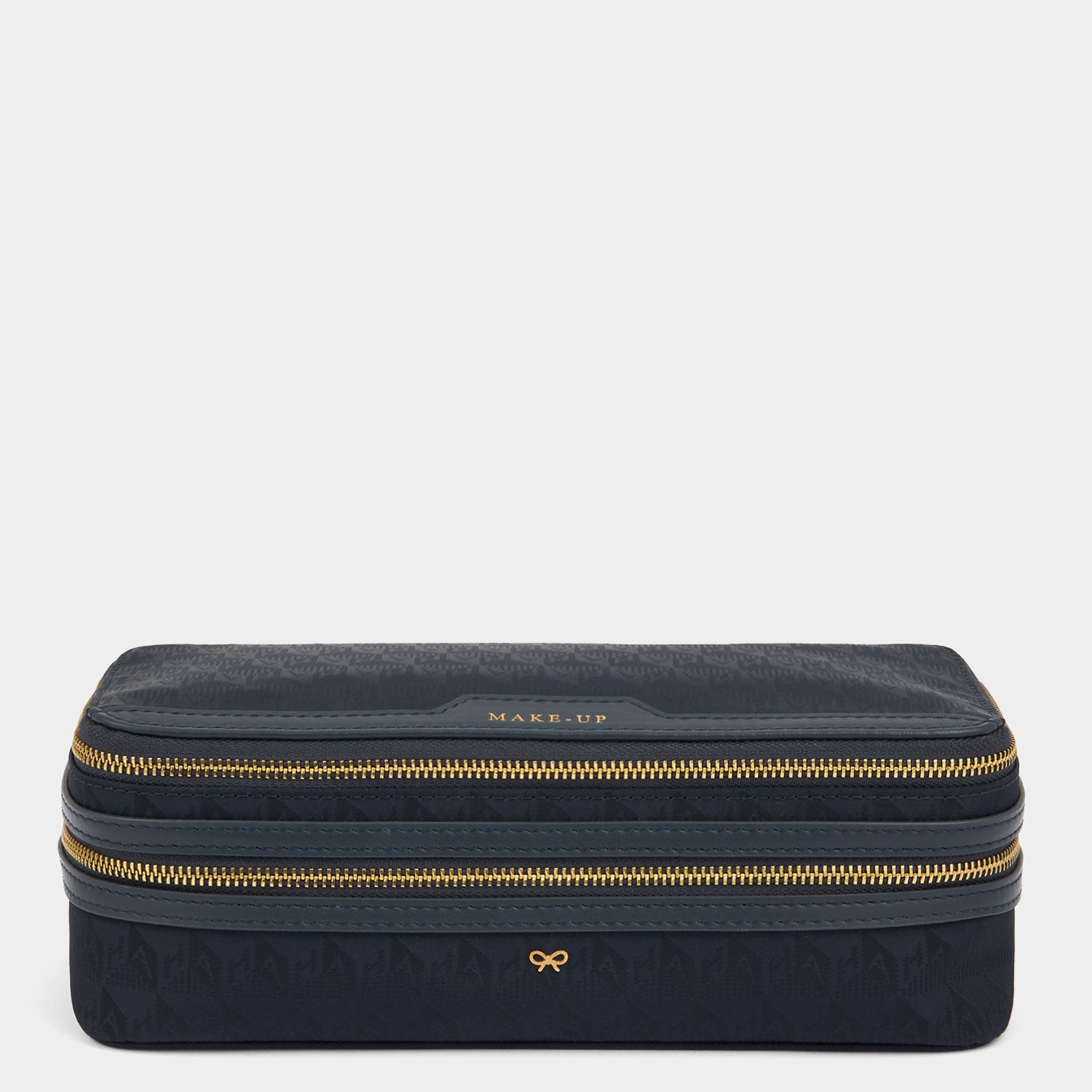 Logo Make-Up Pouch -

          
            Nylon Jacquard in New Marine -
          

          Anya Hindmarch EU
