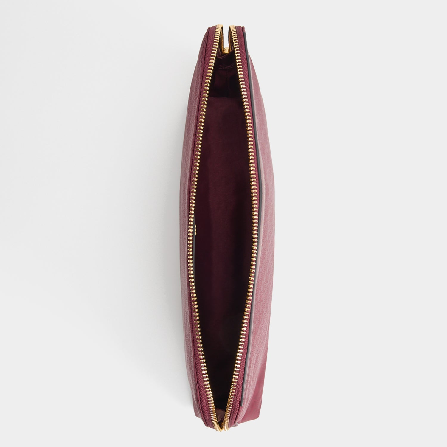 Logo Lotions and Potions Pouch -

          
            Jacquard Nylon in Medium Red -
          

          Anya Hindmarch EU
