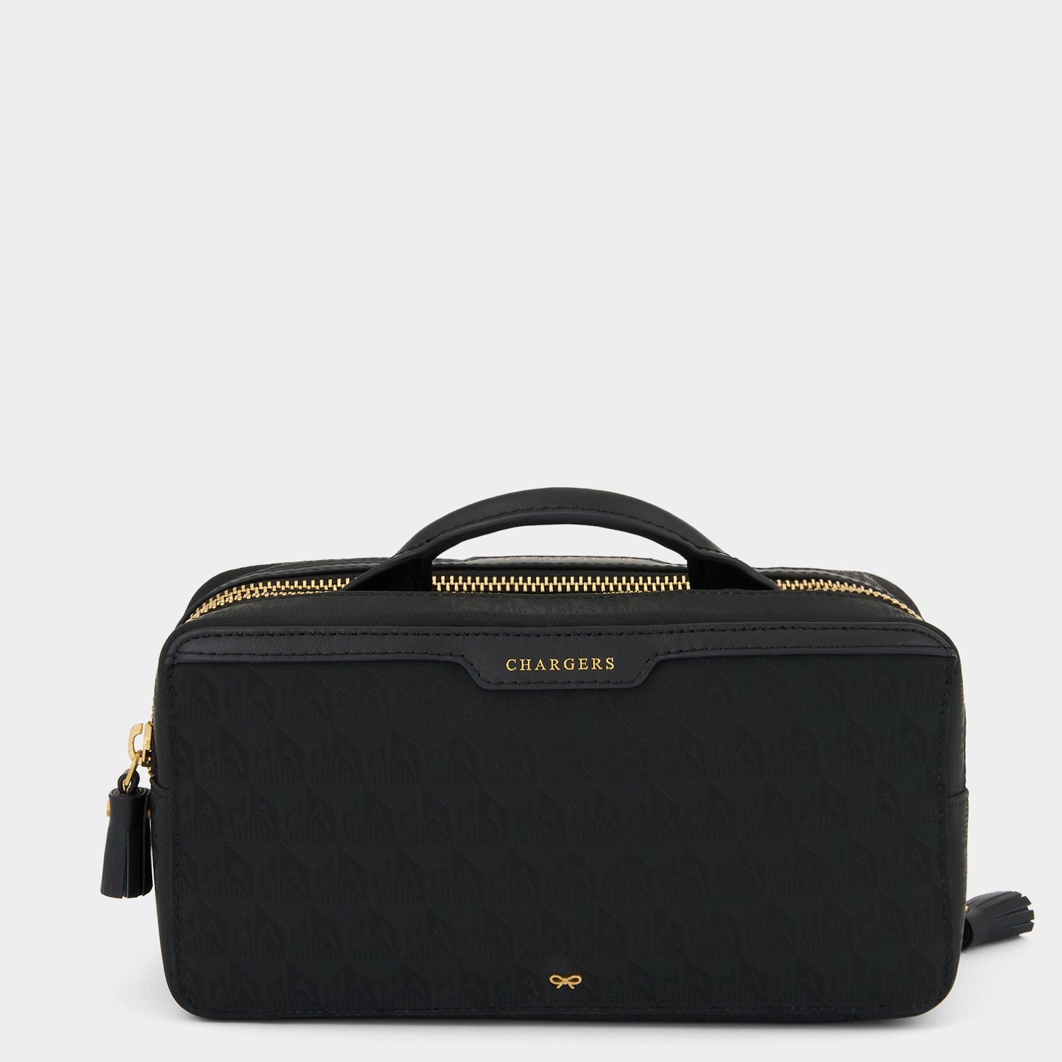 Logo Home Office Pouch -

          
            Jacquard Nylon in Black -
          

          Anya Hindmarch EU
