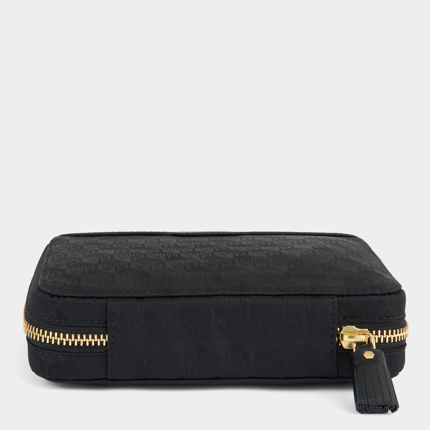 Logo Pills Box -

          
            Jacquard Nylon in Black -
          

          Anya Hindmarch EU
