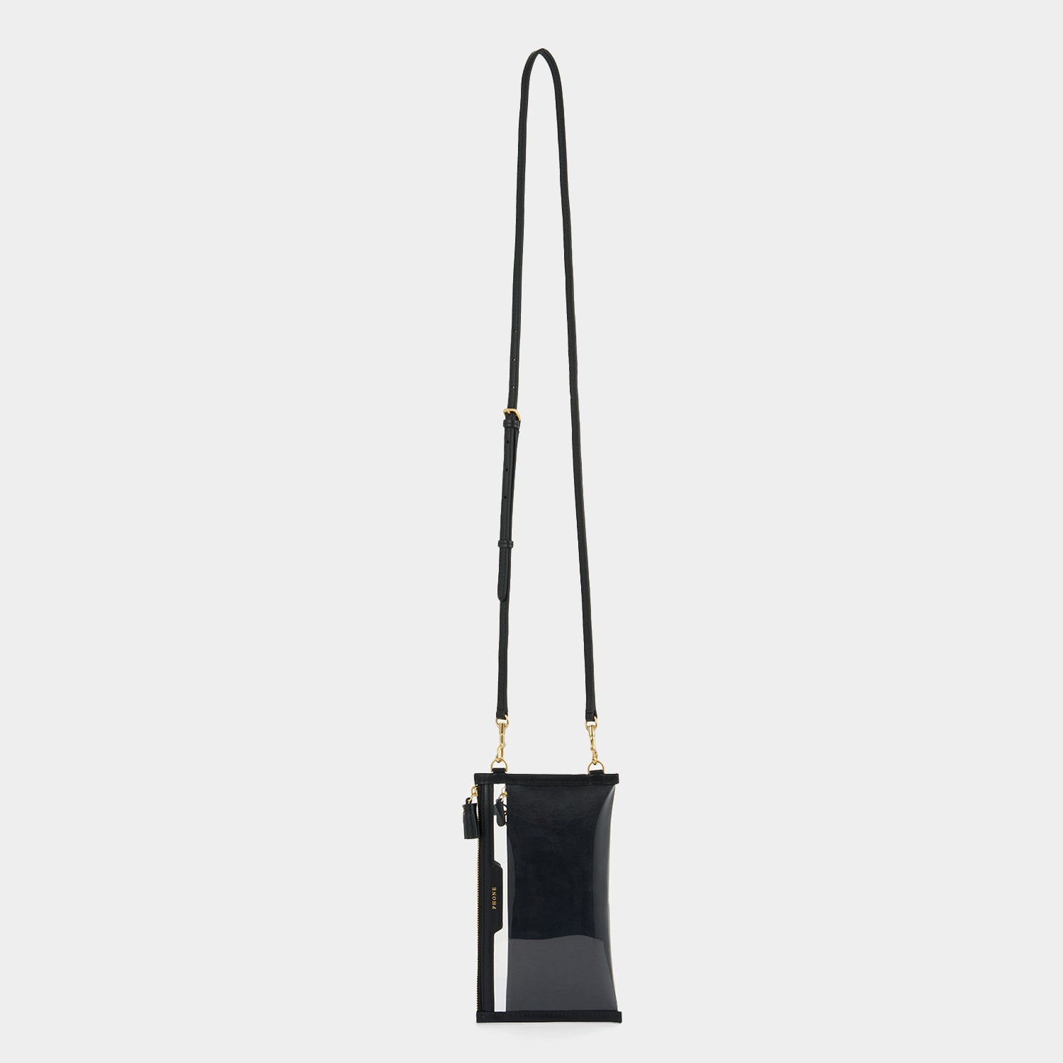 Everything XL Pouch -

          
            Leather in Black/TPU in Clear -
          

          Anya Hindmarch EU
