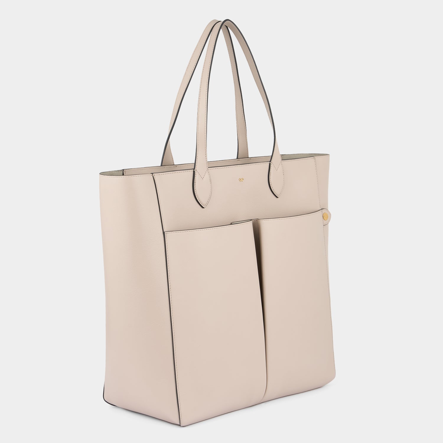 Nevis Tote -

          
            Smooth Leather in Grey White -
          

          Anya Hindmarch EU
