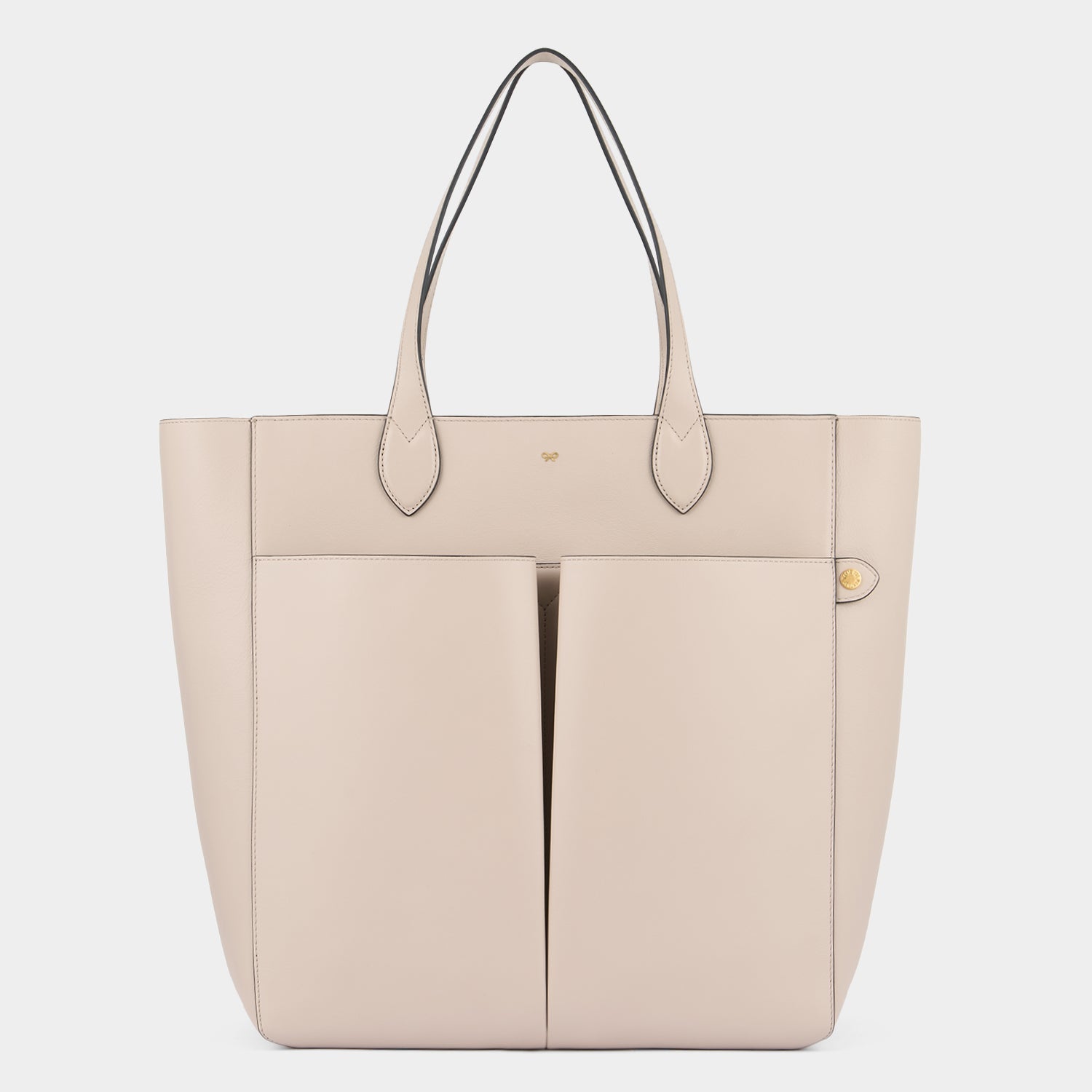 Nevis Tote -

          
            Smooth Leather in Grey White -
          

          Anya Hindmarch EU
