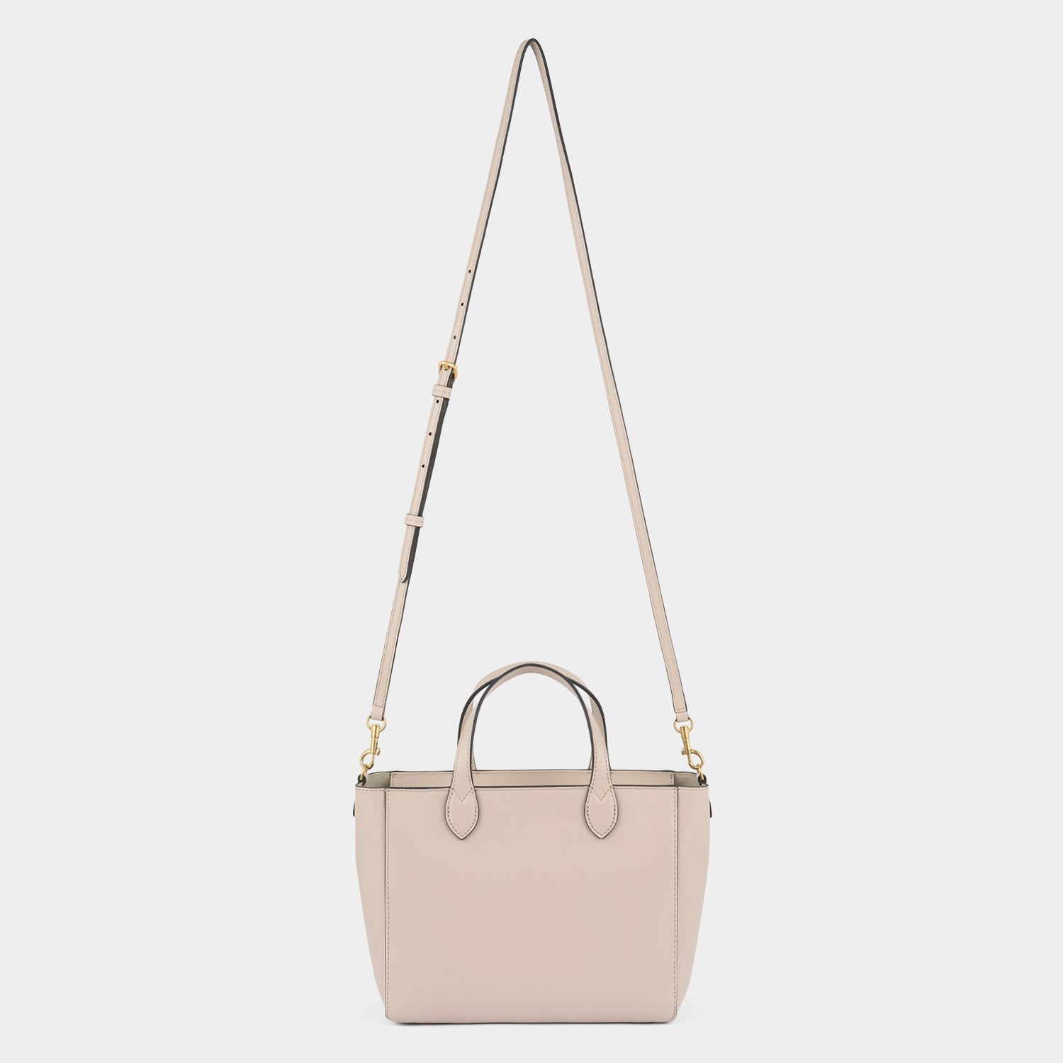 Nevis XS Tote -

          
            Smooth Leather in Grey White -
          

          Anya Hindmarch EU
