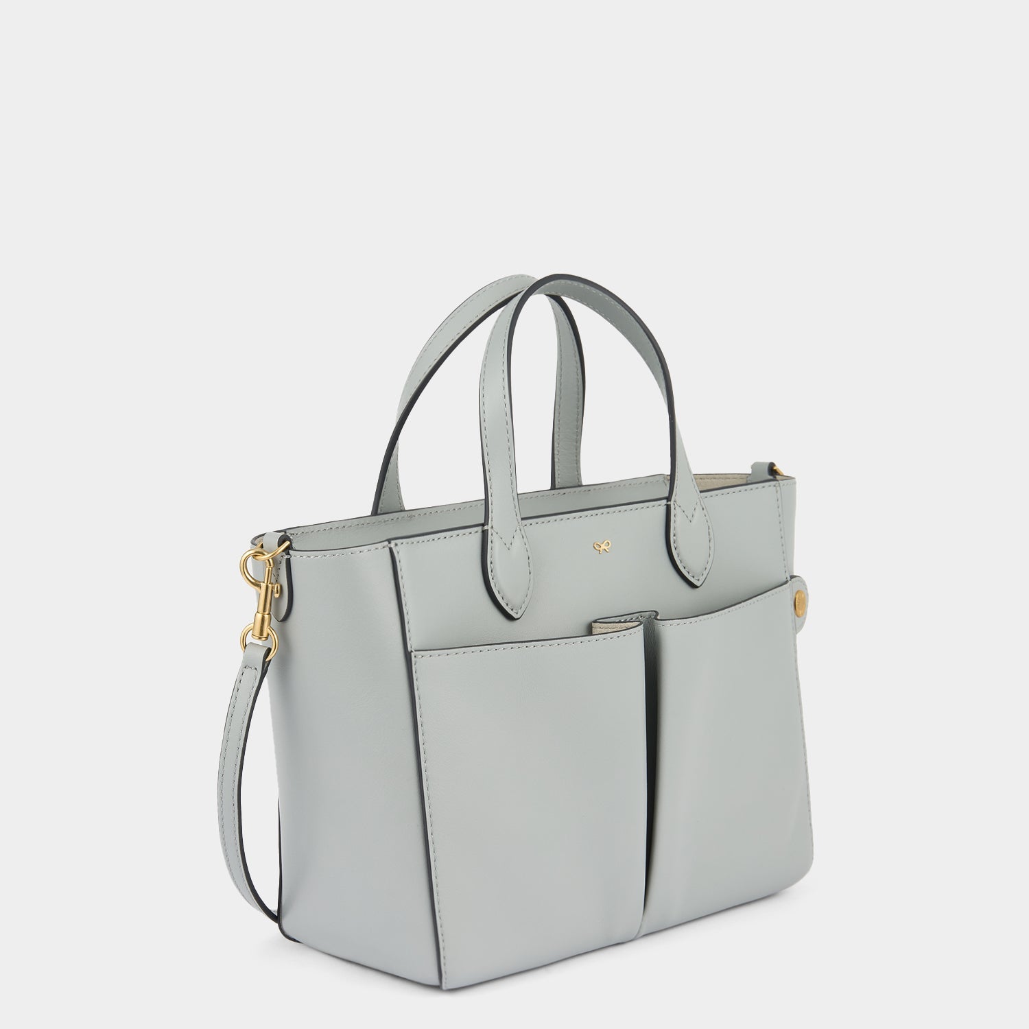 Nevis XS Tote -

          
            Smooth Leather in Light Blue -
          

          Anya Hindmarch EU
