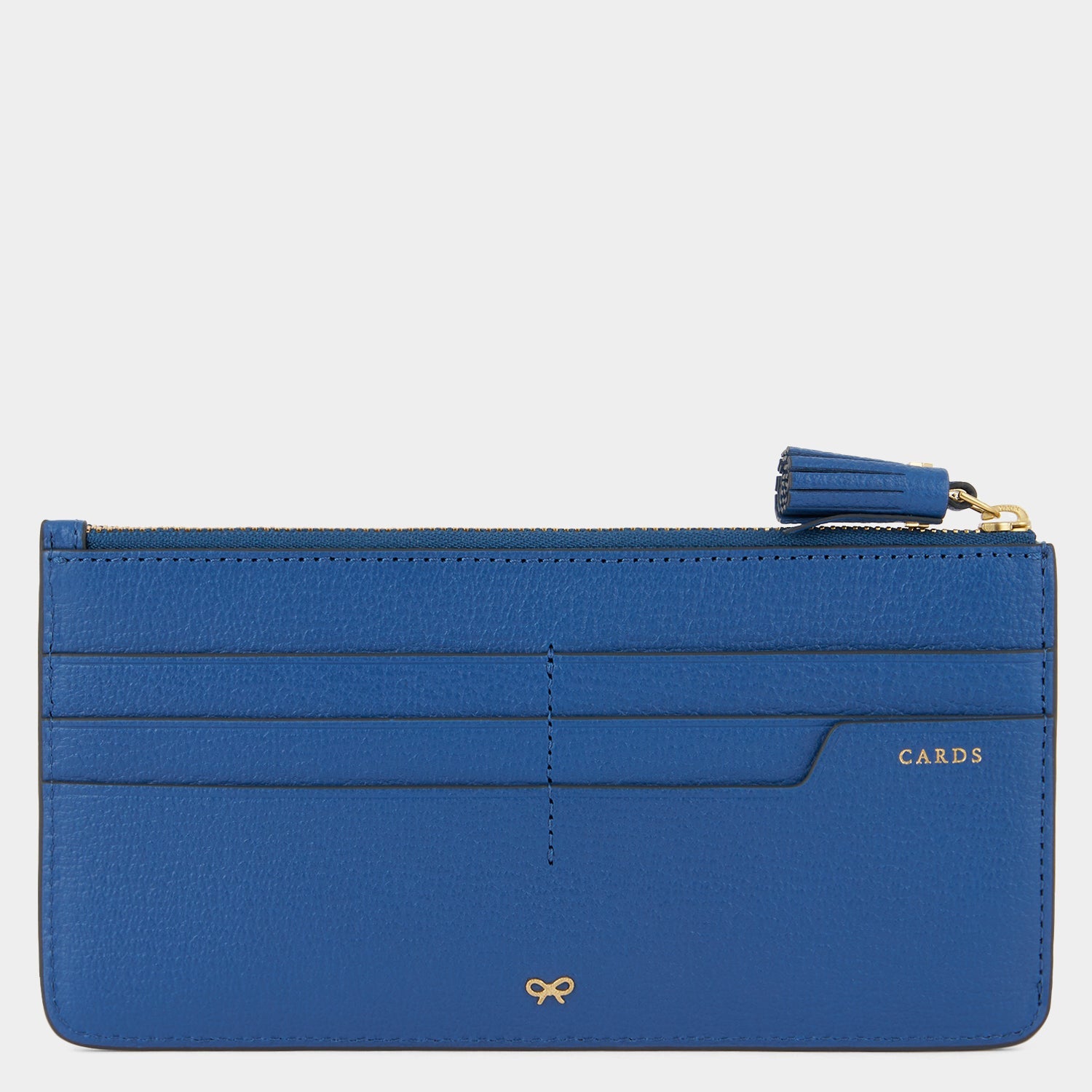 Envelope Slim Zip Wallet -

          
            Capra Leather in Blueberry -
          

          Anya Hindmarch EU
