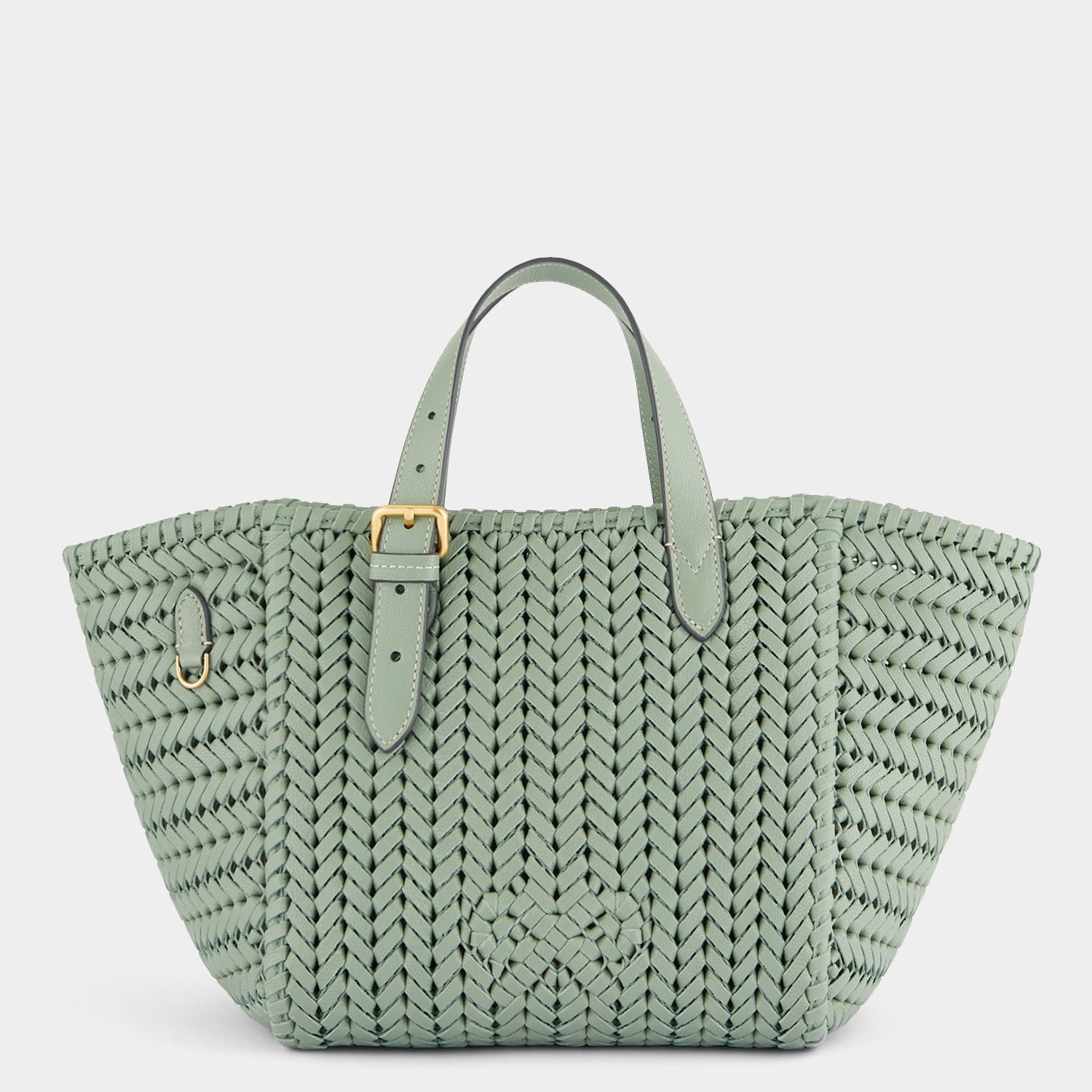 Neeson Small Square Tote -

          
            Capra Leather in Moss -
          

          Anya Hindmarch EU
