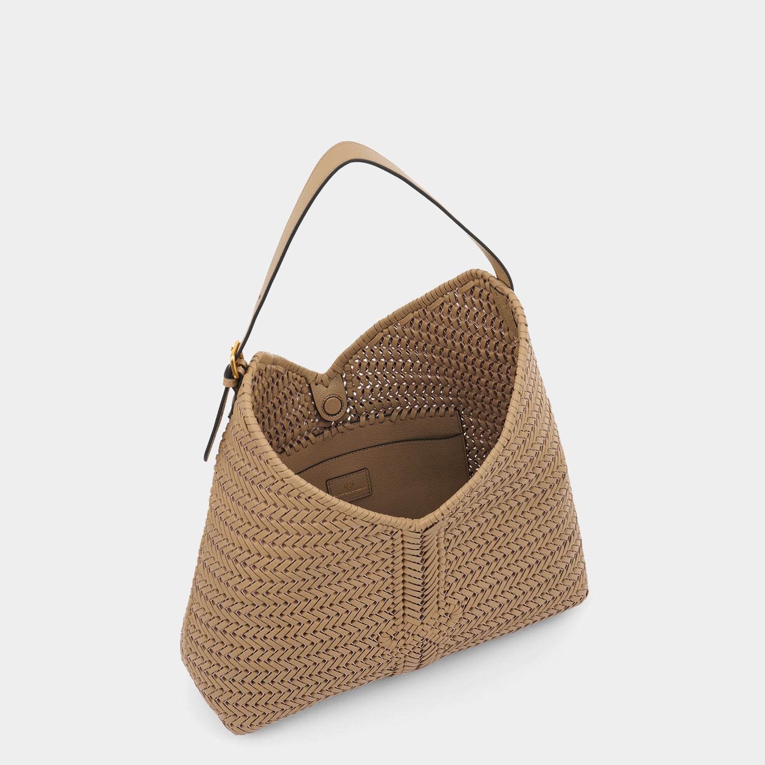 Neeson Tassel Hobo Bag -

          
            Capra Leather in Sand -
          

          Anya Hindmarch EU
