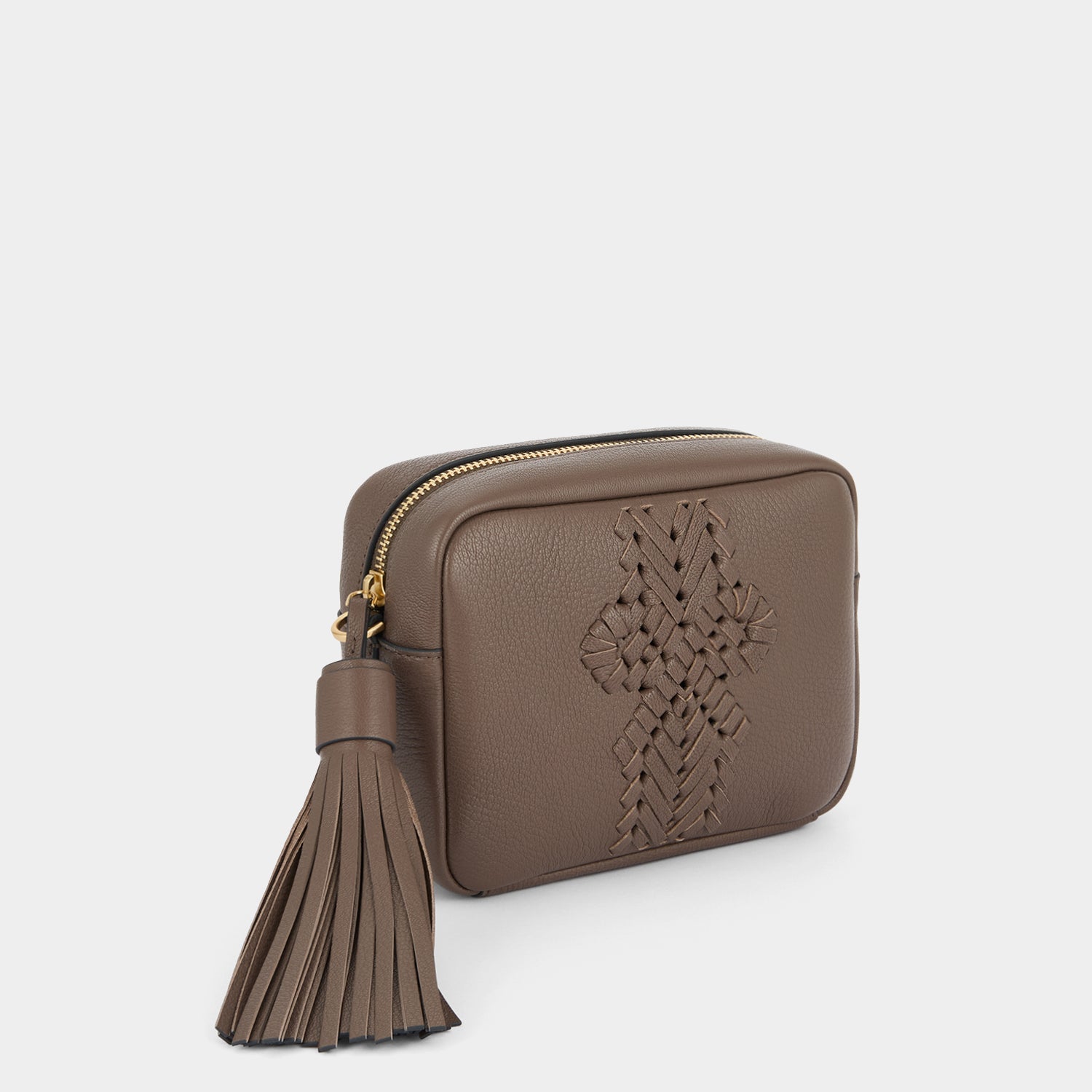 Neeson Tassel Cross-body -

          
            Capra Leather in Pebble -
          

          Anya Hindmarch EU
