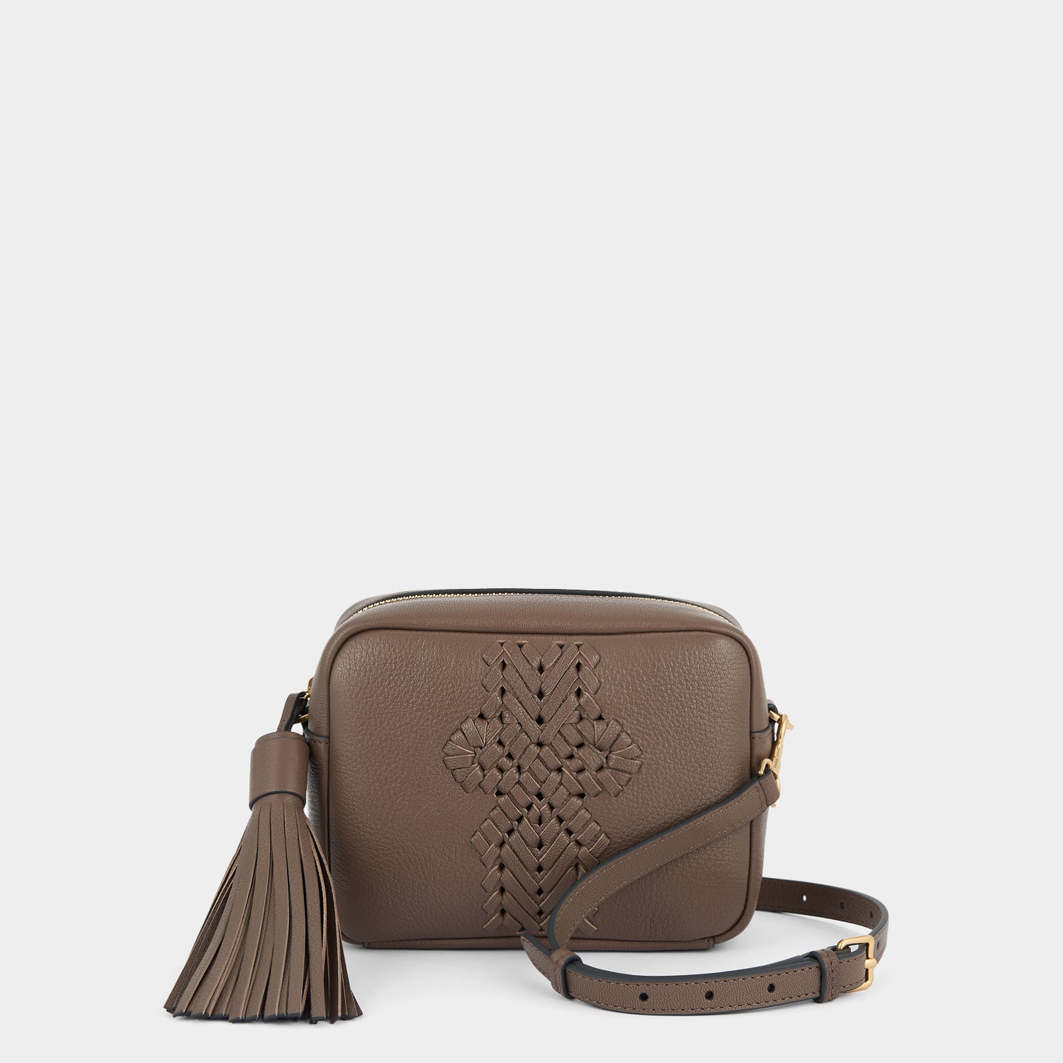 Neeson Tassel Cross-body -

          
            Capra Leather in Pebble -
          

          Anya Hindmarch EU
