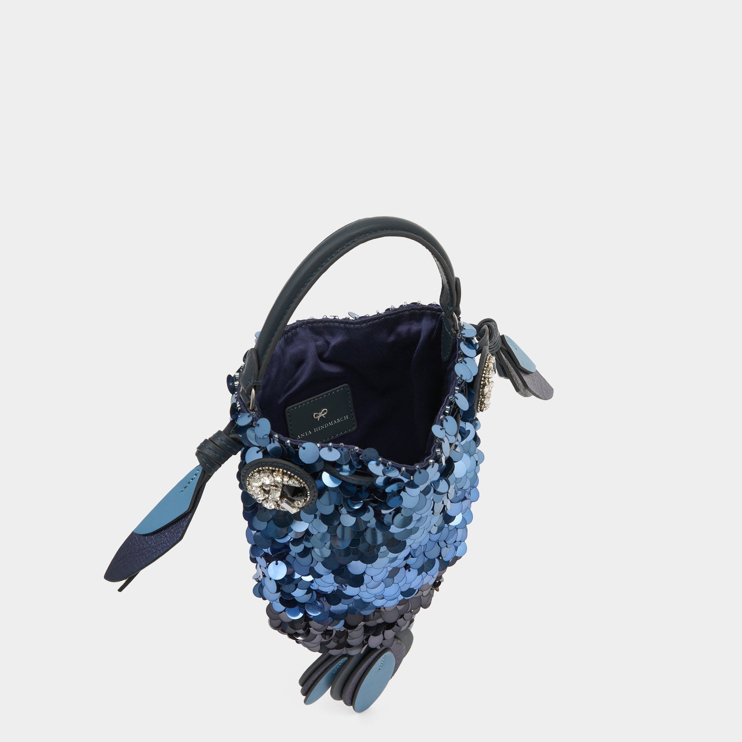 Fish Sequin Cross-body -

          
            Sequins in Marine -
          

          Anya Hindmarch EU
