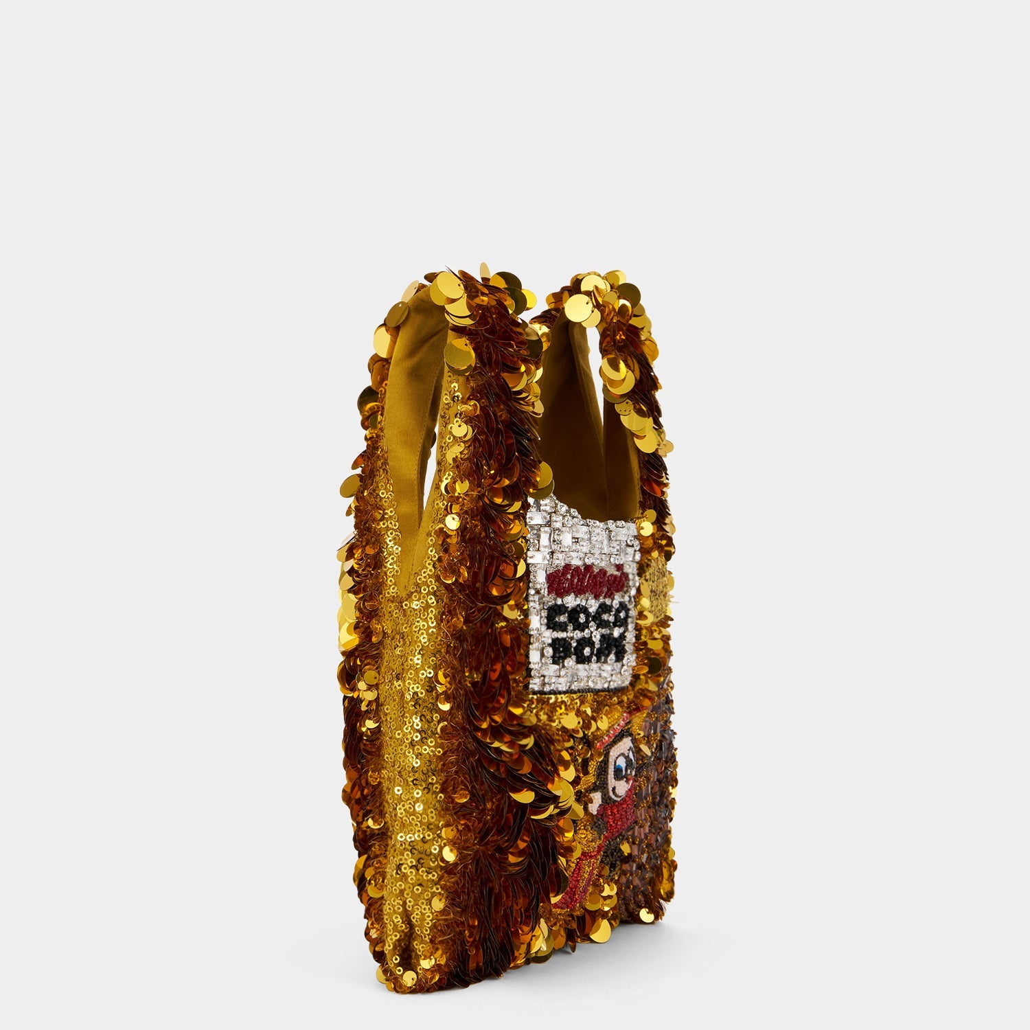 Anya Brands Coco Pops Mini Tote -

                  
                    Sequins in Old Gold -
                  

                  Anya Hindmarch EU

