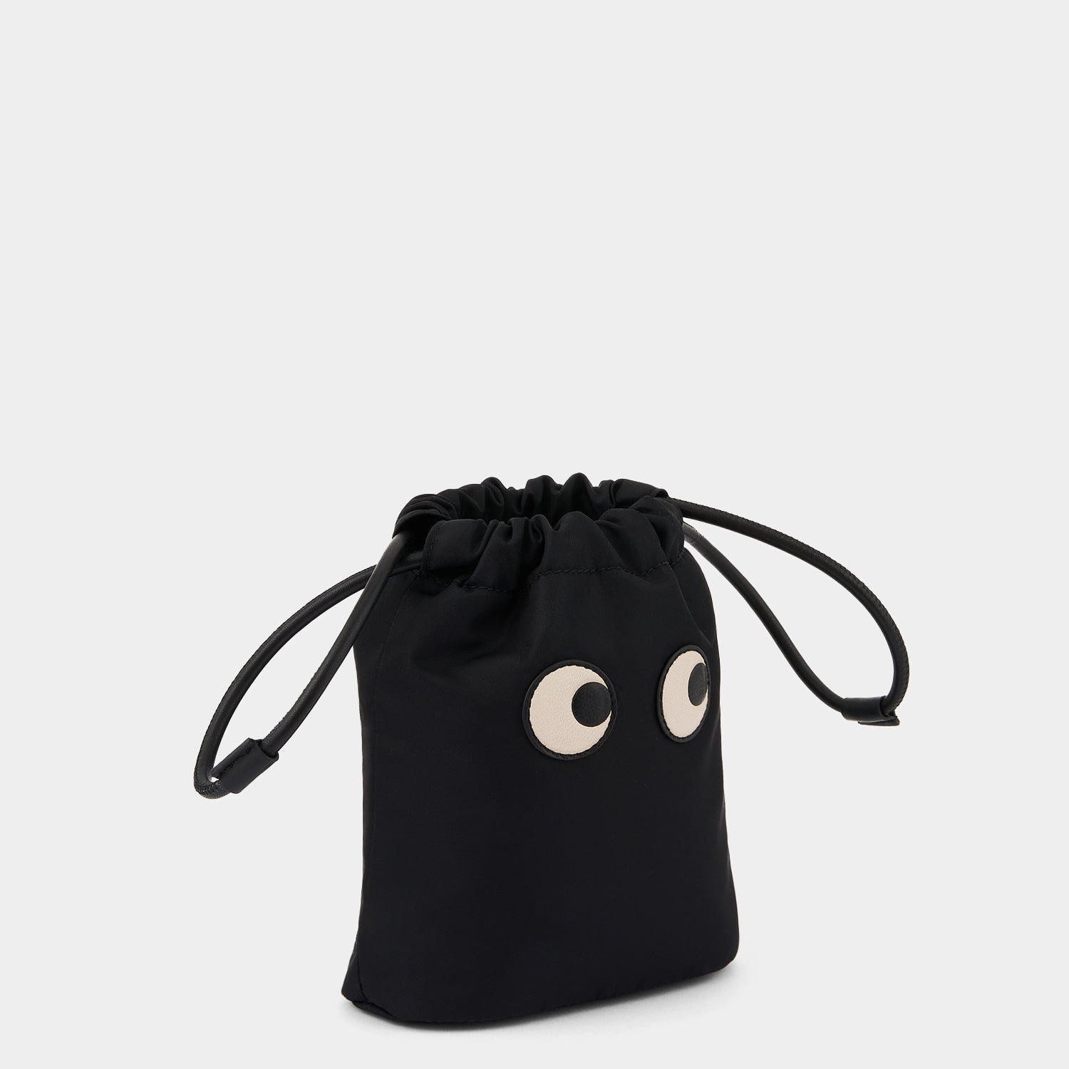 Eyes Drawstring Pouch -

          
            Regenerated ECONYL® in Black -
          

          Anya Hindmarch EU
