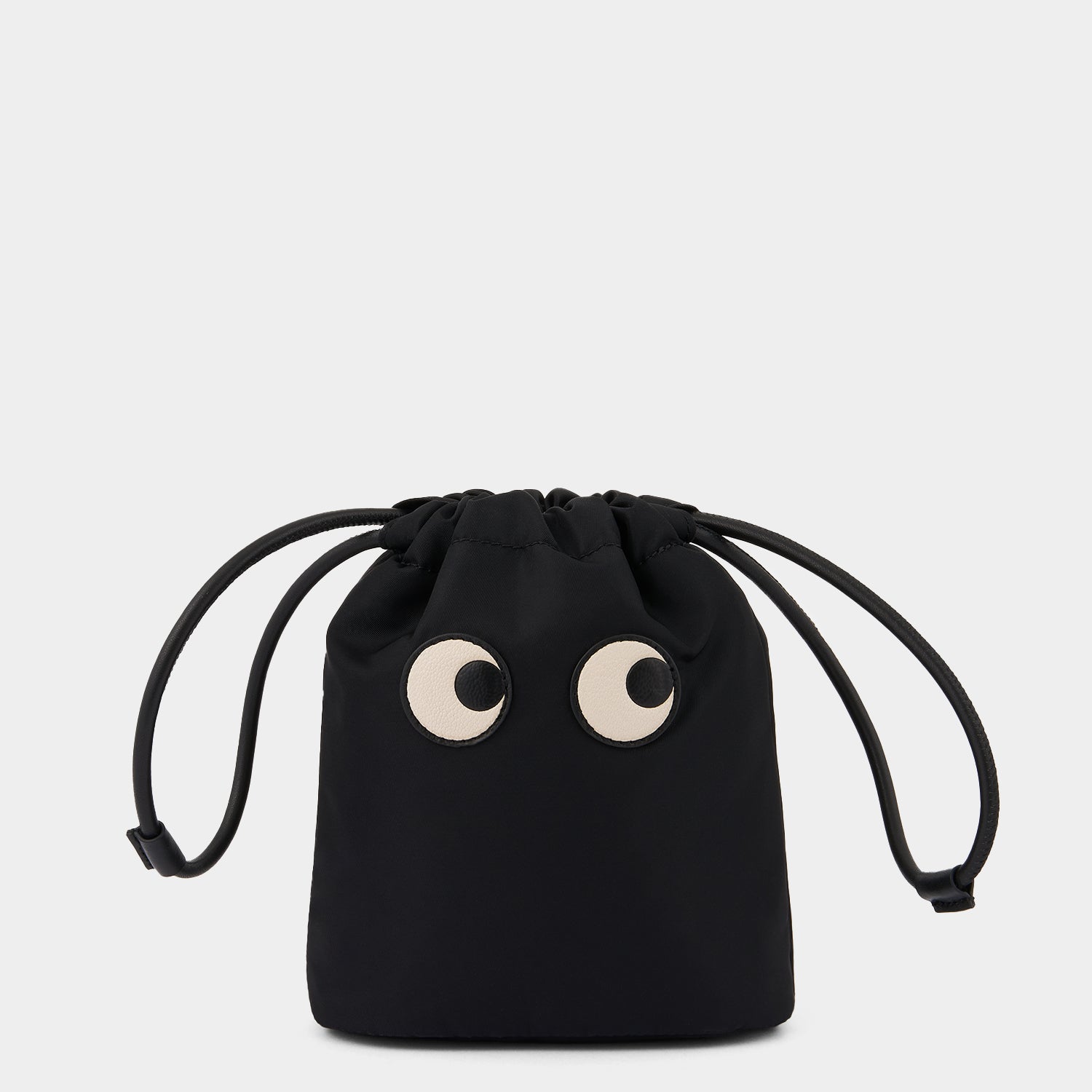 Eyes Drawstring Pouch -

          
            Regenerated ECONYL® in Black -
          

          Anya Hindmarch EU
