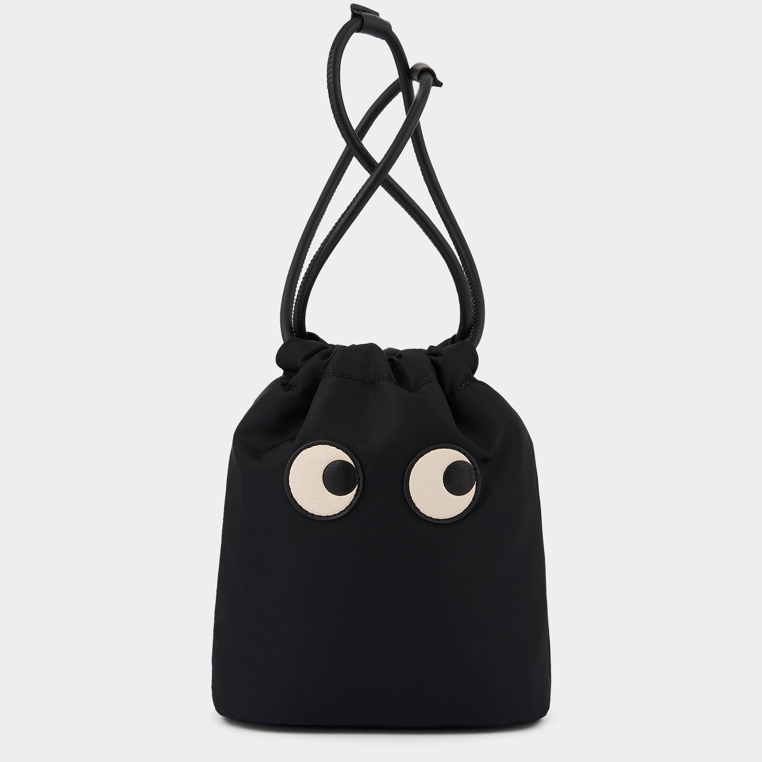 Eyes Drawstring Pouch -

          
            Regenerated ECONYL® in Black -
          

          Anya Hindmarch EU
