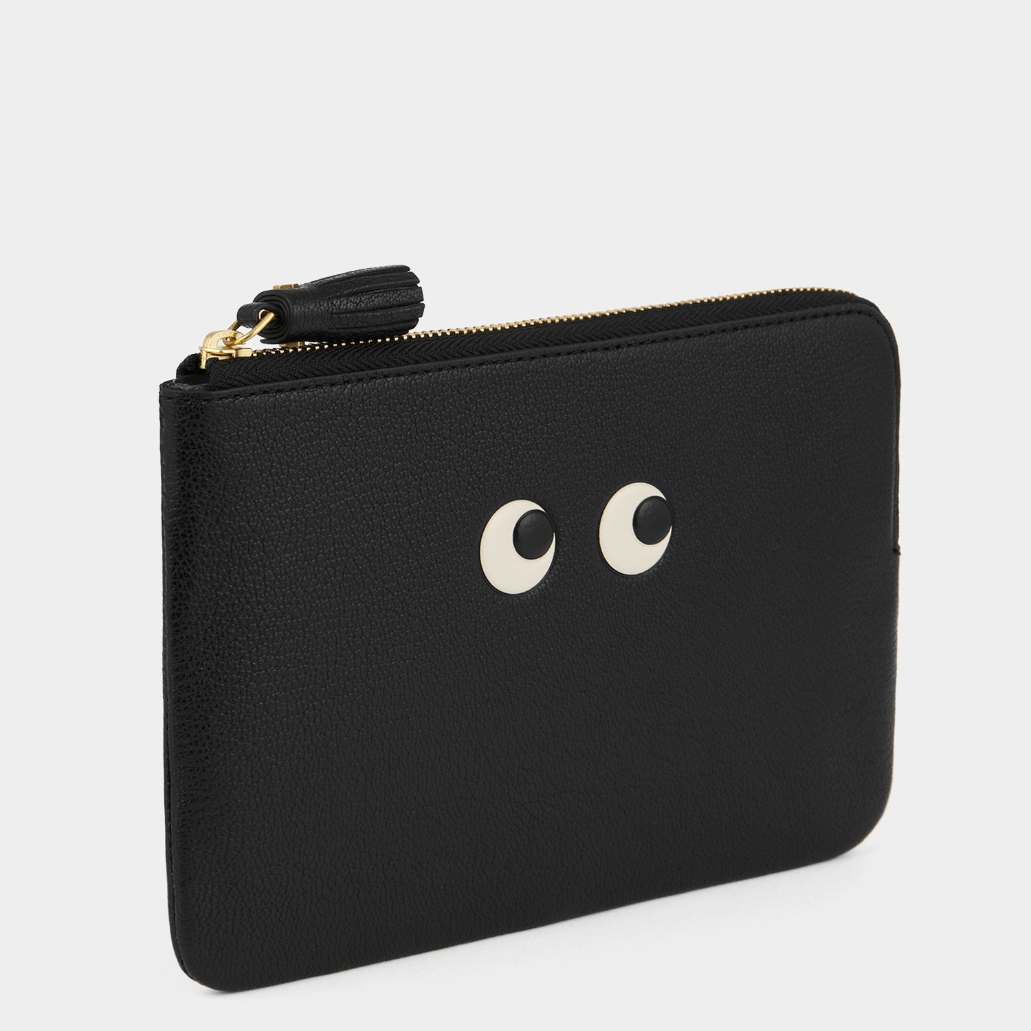 Eyes Loose Pocket -

          
            Capra Leather in Black -
          

          Anya Hindmarch EU
