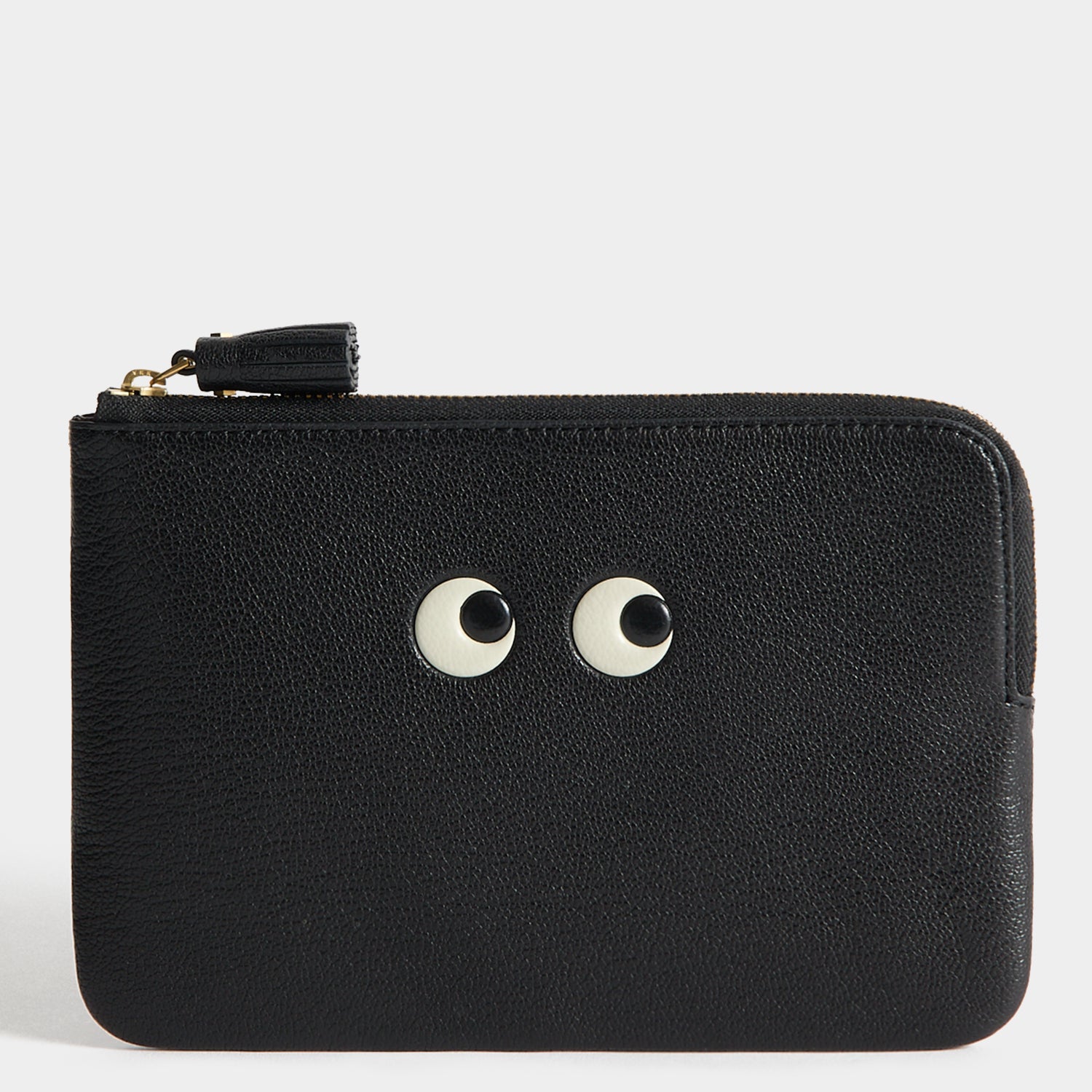 Eyes Loose Pocket -

          
            Capra Leather in Black -
          

          Anya Hindmarch EU
