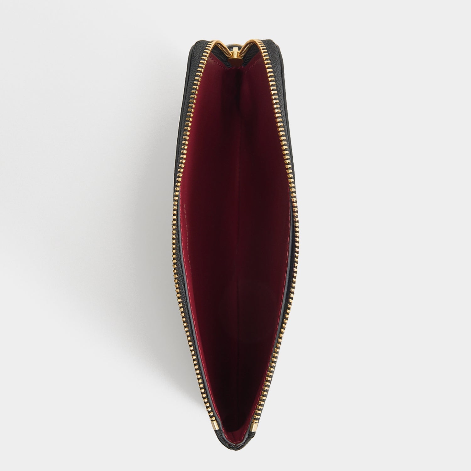 Eyes Loose Pocket -

          
            Capra Leather in Black -
          

          Anya Hindmarch EU
