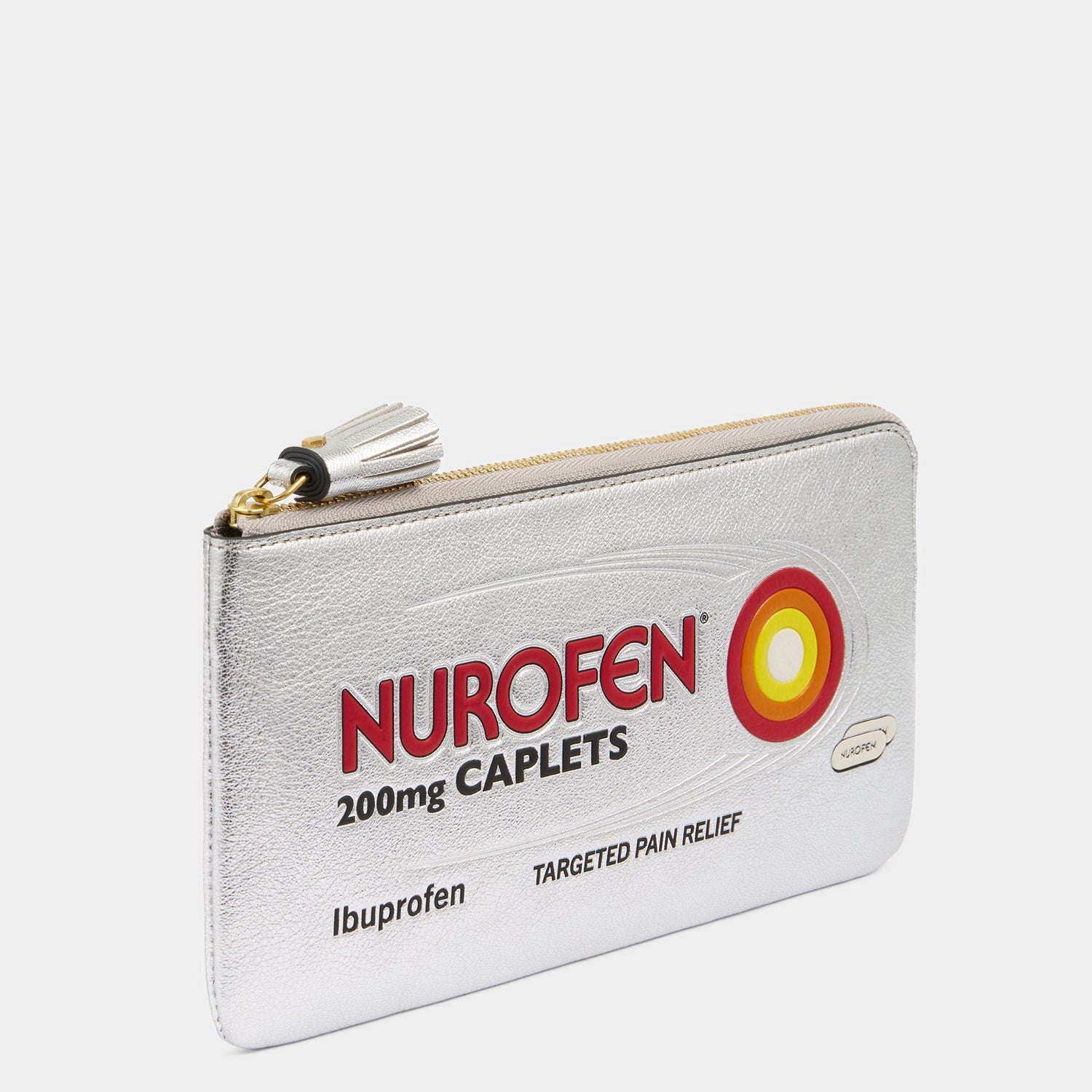 Anya Brands Nurofen Zip Loose Pocket -

                  
                    Capra Leather in Metallic Silver -
                  

                  Anya Hindmarch EU
