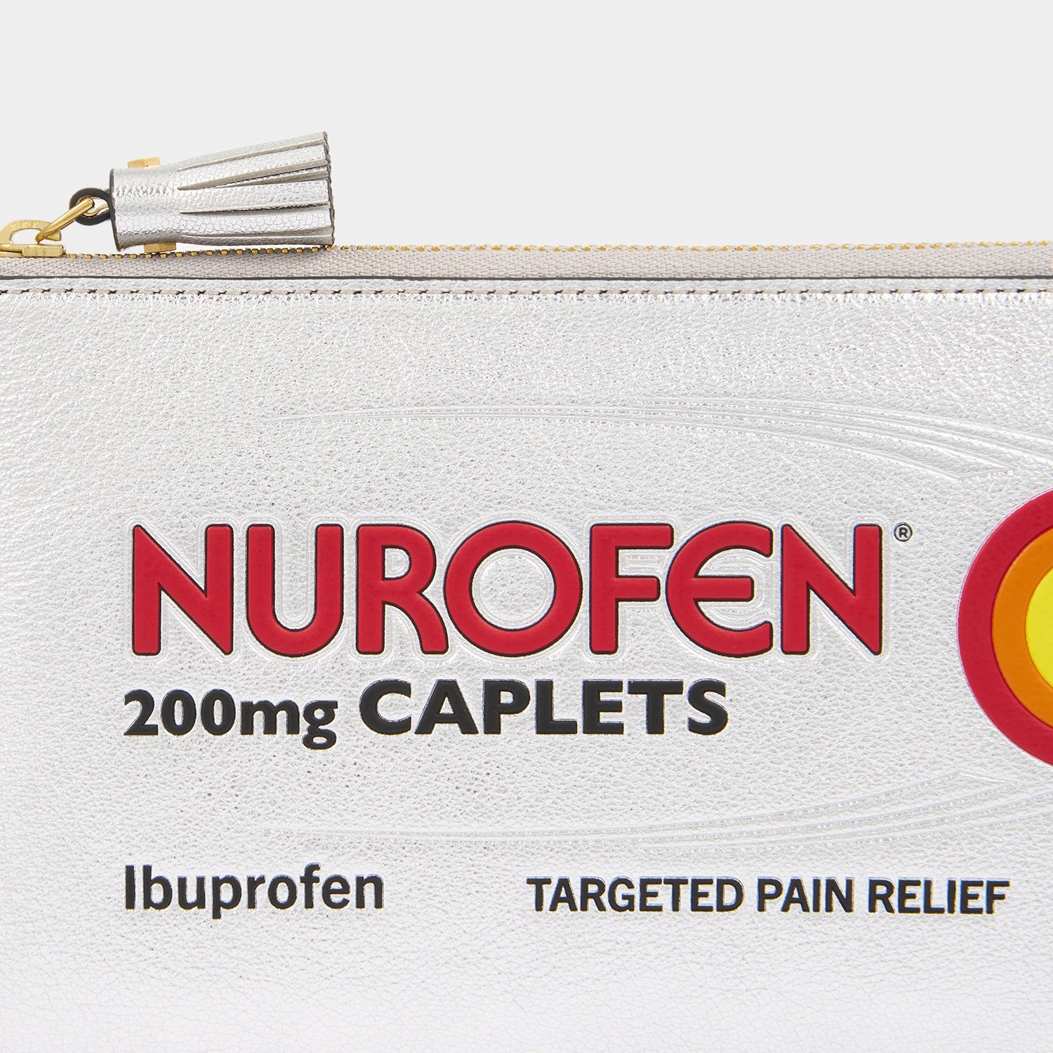 Anya Brands Nurofen Zip Loose Pocket -

                  
                    Capra Leather in Metallic Silver -
                  

                  Anya Hindmarch EU
