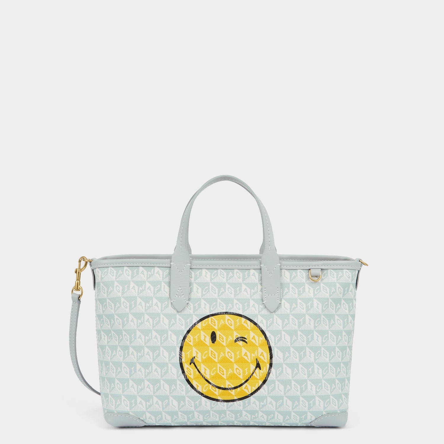 I Am A Plastic Bag XS Wink Zipped Cross-body Tote -

          
            Recycled Canvas in Frost -
          

          Anya Hindmarch EU
