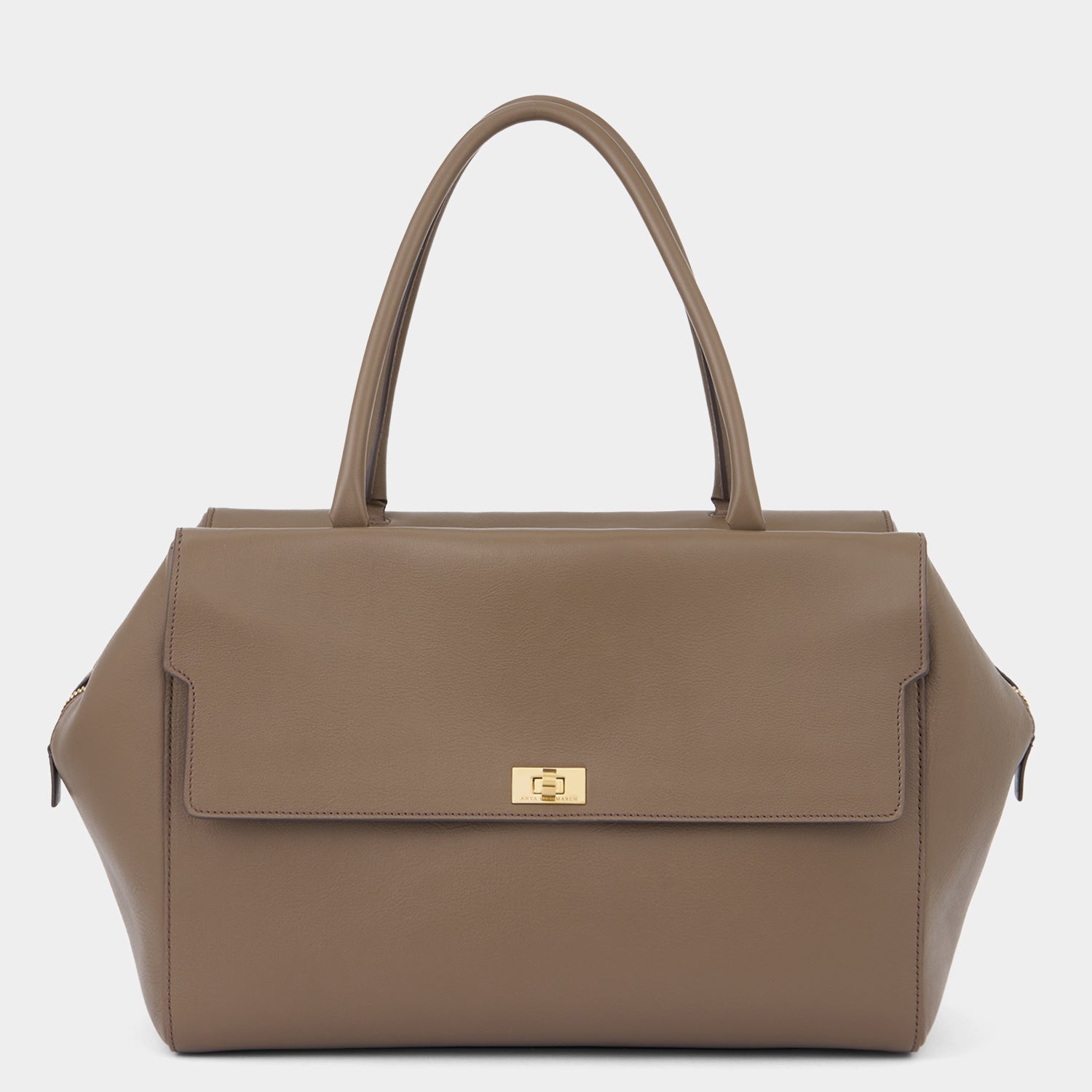 Seaton Top Handle -

          
            Calf Leather in Pebble -
          

          Anya Hindmarch EU
