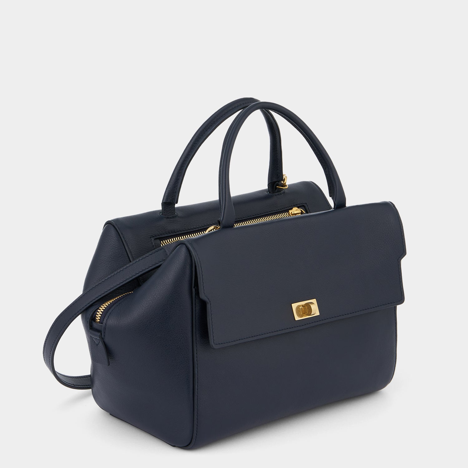 Seaton Cross-body -

          
            Calf Leather in Marine -
          

          Anya Hindmarch EU
