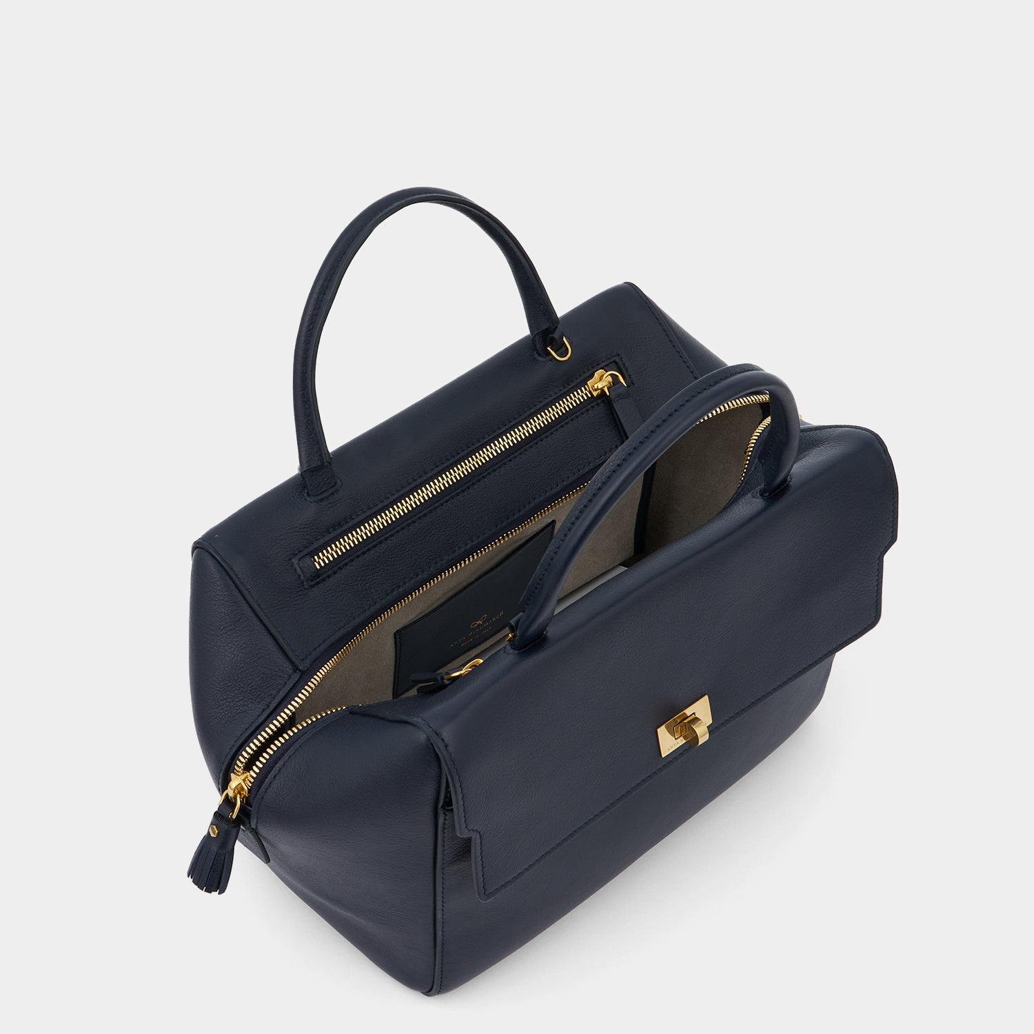 Seaton Cross-body -

          
            Calf Leather in Marine -
          

          Anya Hindmarch EU
