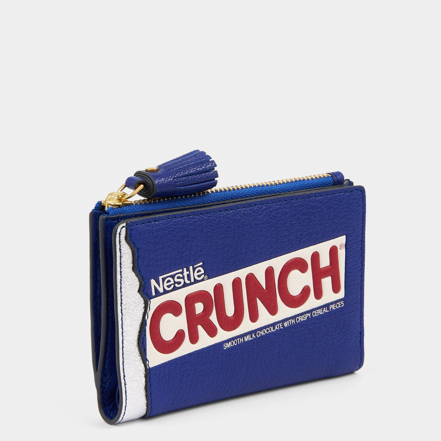 Anya Brands Crunch Folding Wallet -

                  
                    Capra Leather in Metallic Dark Blue -
                  

                  Anya Hindmarch EU
