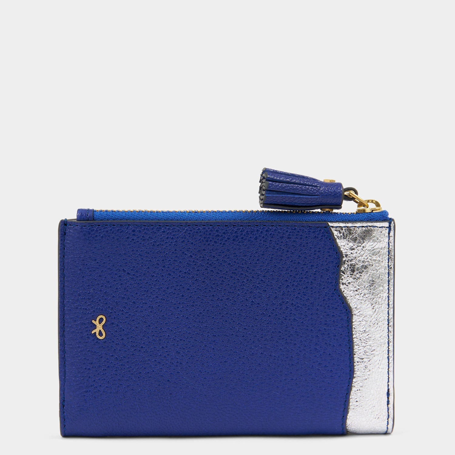 Anya Brands Crunch Folding Wallet -

                  
                    Capra Leather in Metallic Dark Blue -
                  

                  Anya Hindmarch EU
