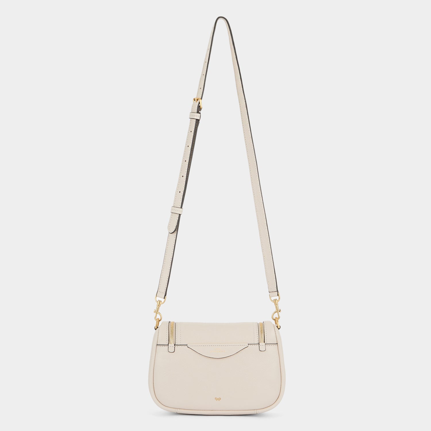 Vere Small Soft Satchel Cross-body -

          
            Grain Leather in Chalk -
          

          Anya Hindmarch EU
