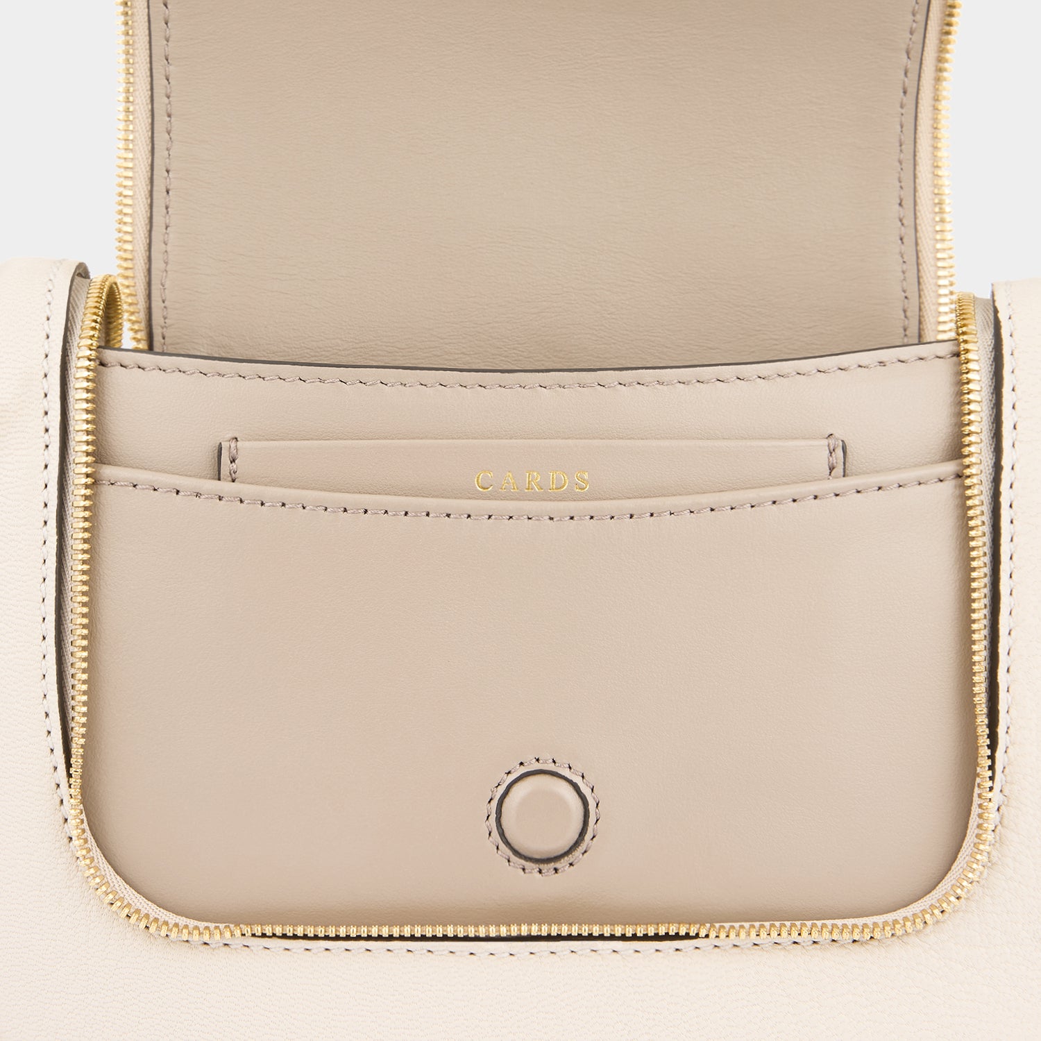 Vere Small Soft Satchel Cross-body -

          
            Grain Leather in Chalk -
          

          Anya Hindmarch EU
