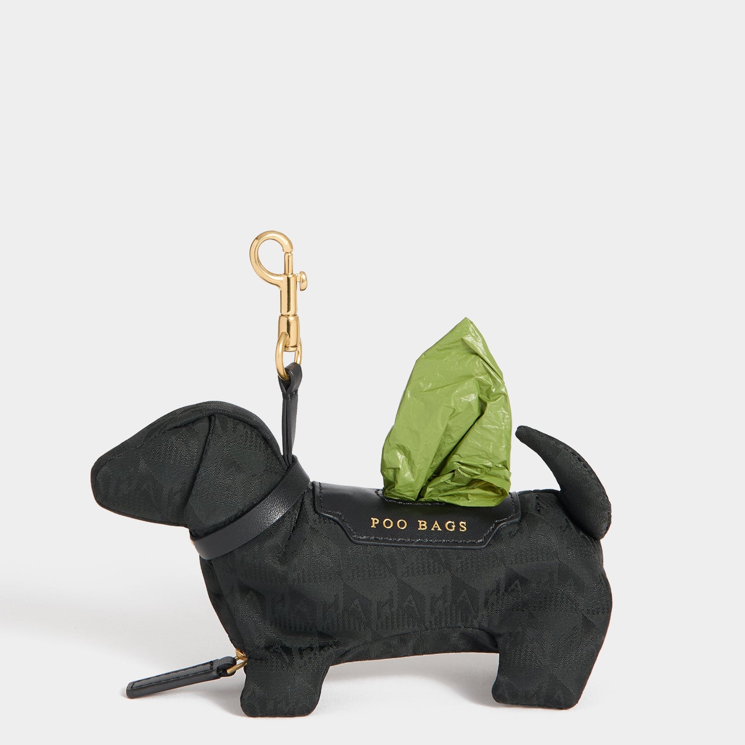 Logo Dog Poo Bag Charm -

          
            Recycled Nylon in Black -
          

          Anya Hindmarch EU

