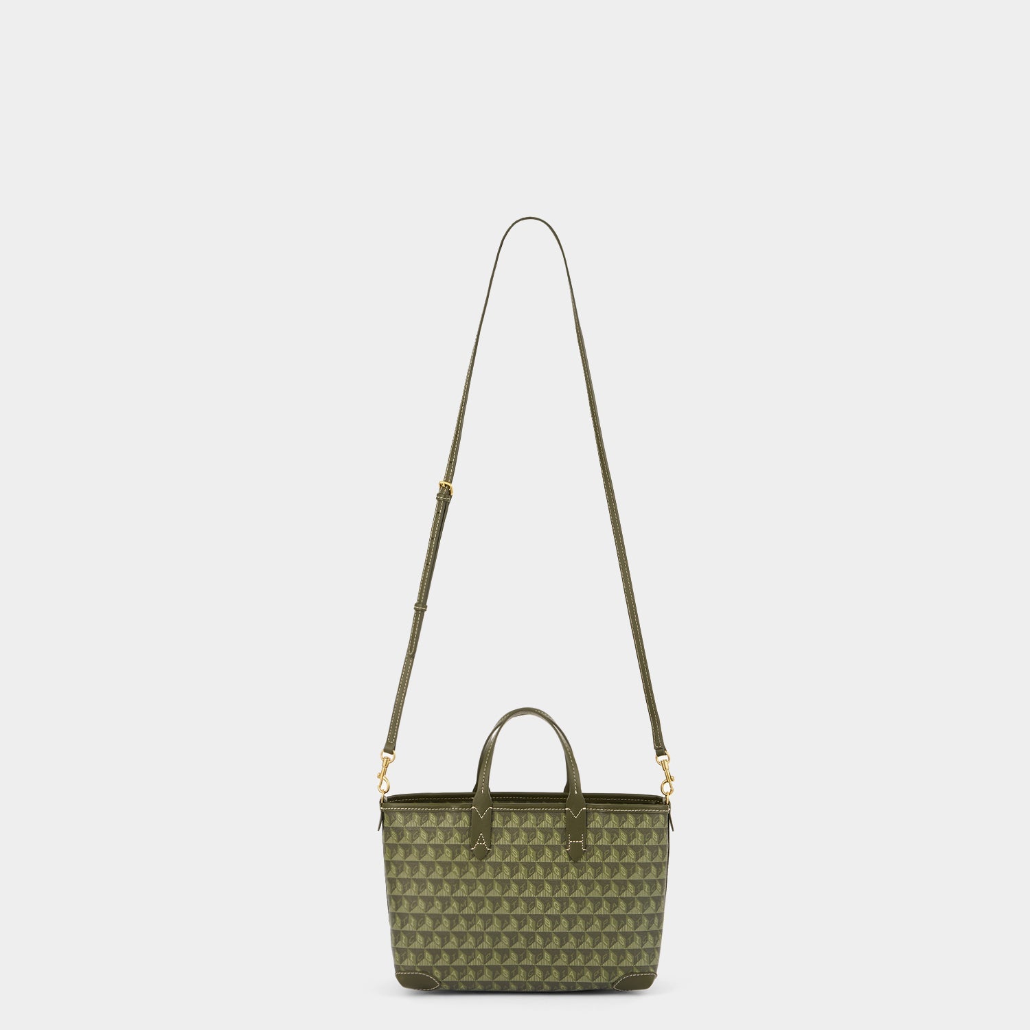 I Am A Plastic Bag XS Zipped Motif Cross-body Tote -

          
            Recycled Canvas in Fern -
          

          Anya Hindmarch EU
