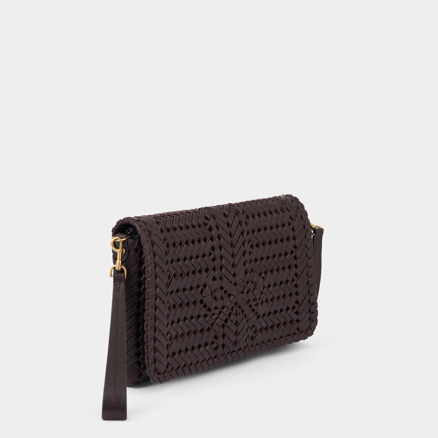 Neeson Cross-body -

          
            Capra Leather in Grape -
          

          Anya Hindmarch EU
